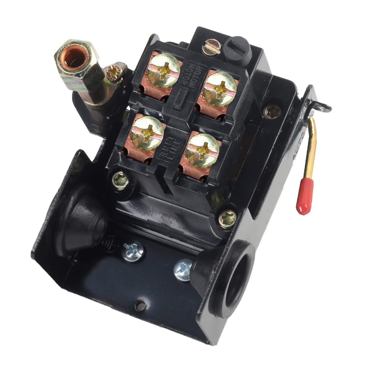 Heavy Duty Air Compressor Pressure Switch Control 90 125 Psi Single Port, 26A Replaces