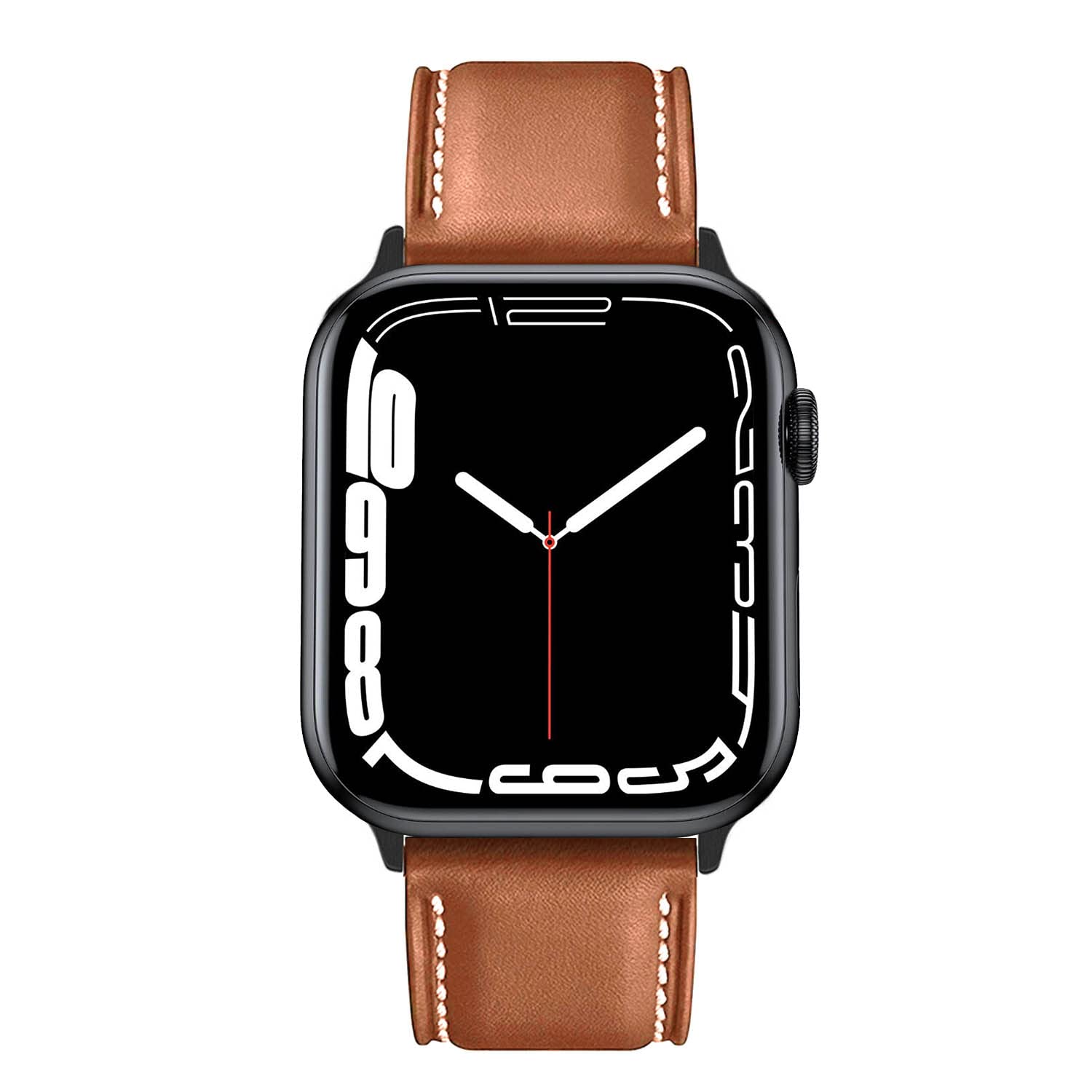 Botomall Compatible With Apple Watch Band 41Mm 40Mm 38Mm Series 9 8 7 Se 6 5 4 3 2 1,Premium Soft Top Leather With 316L Stainless Steel Classic Buckle Replacement Straps For Iwatch