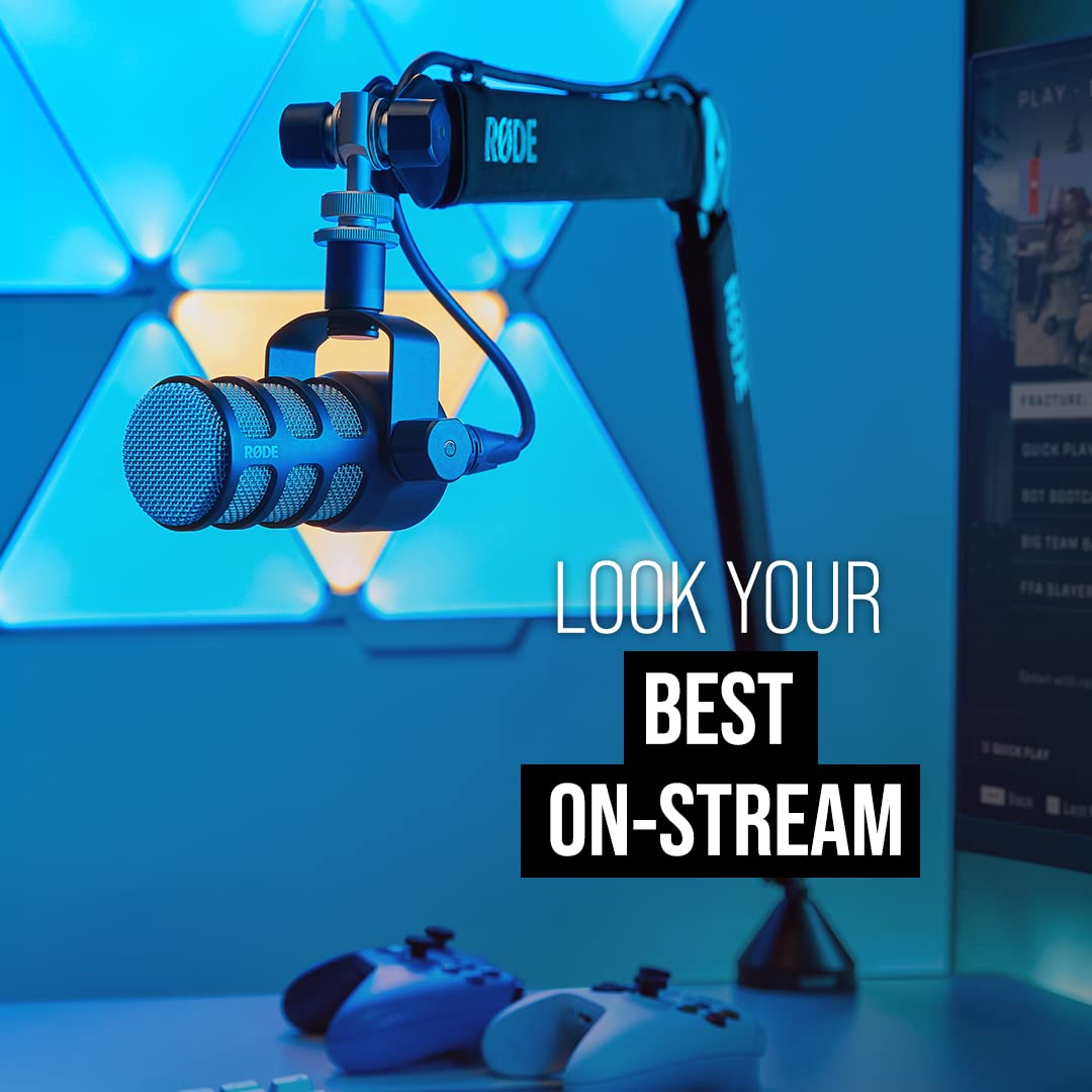 Rode Podmic Cardioid Dynamic Broadcast Microphone, Black