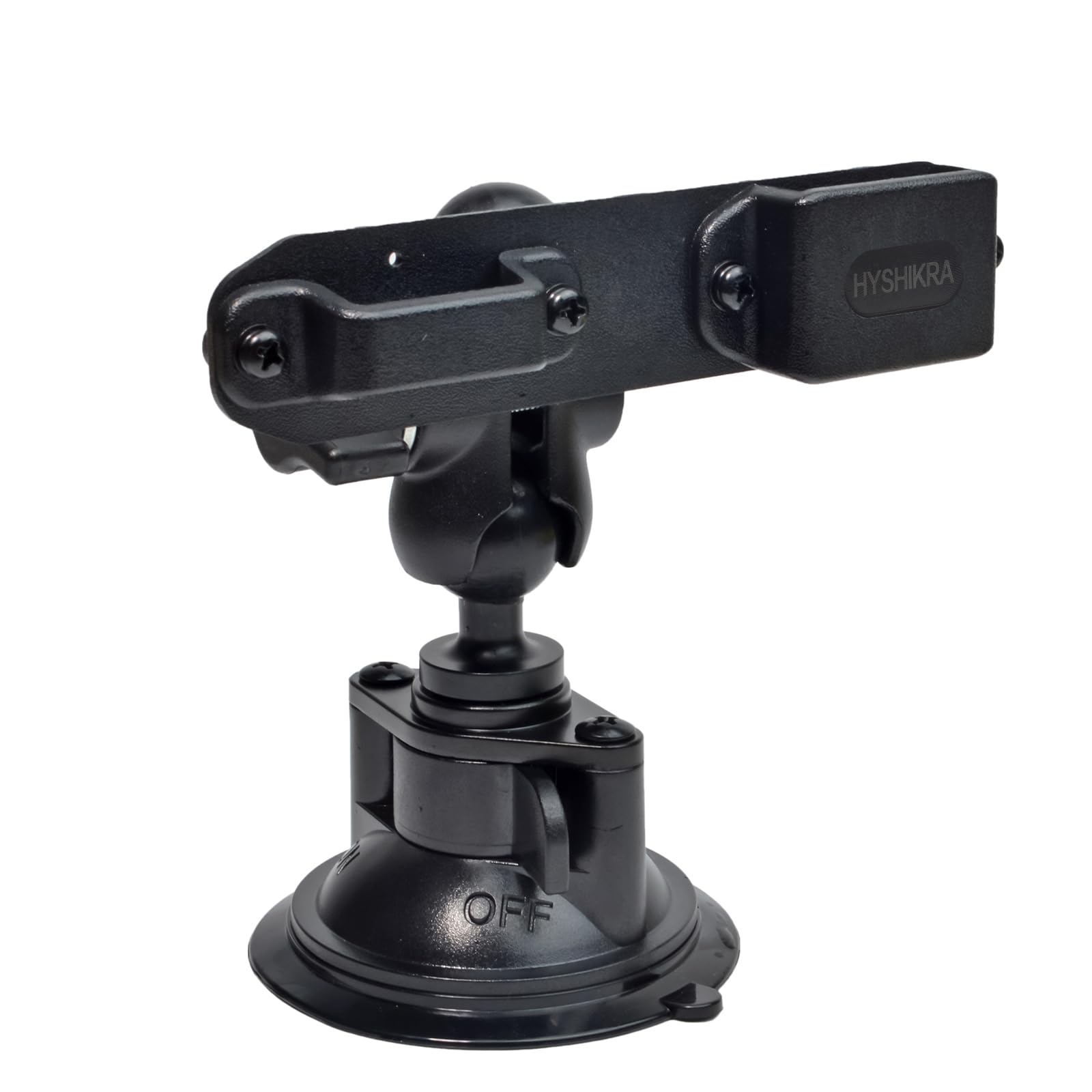 Hyshikra Handheld Radio And Mic Mount, Suction Cup Walkie Talkie Holder Windshield/Dashboard Compatible With Kenwood Baofeng Uv5