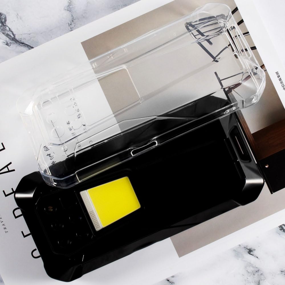 Shantime For Unihertz 8849 Tank 3 Pro Case, Soft Tpu Back Cover Shockproof Silicone Bumper Anti Fingerprints Full Body Protectiv