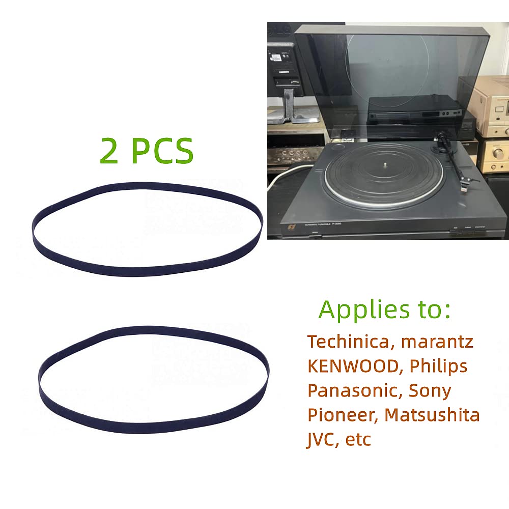 Sam&Johnny New Turntable Belt 181 * 4 * 0.6Mm/Folded Length 284Mm Rubber Belts Replacement For Gramophone Turntable Player Recor