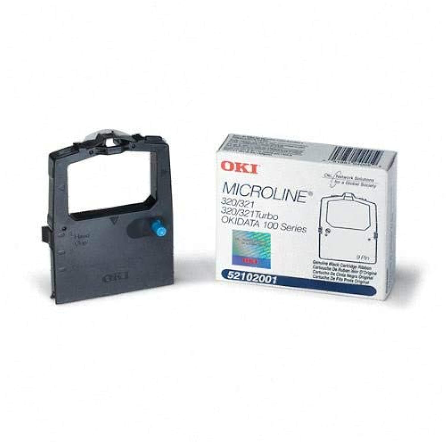 OKI 52102001 Black, MICROLINE Series, Nylon, Printer Ribbon