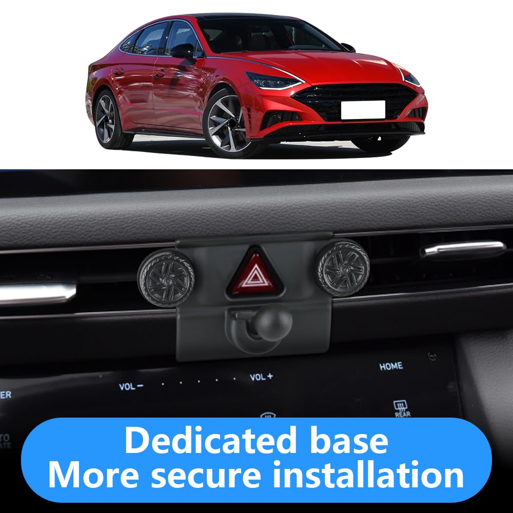 Lunqin Car Phone Holder For Hyundai Sonata 2020 2021 2022 2023 And Sonata Hybrid 2020-2023 Auto Interior Accessories Best Cell P