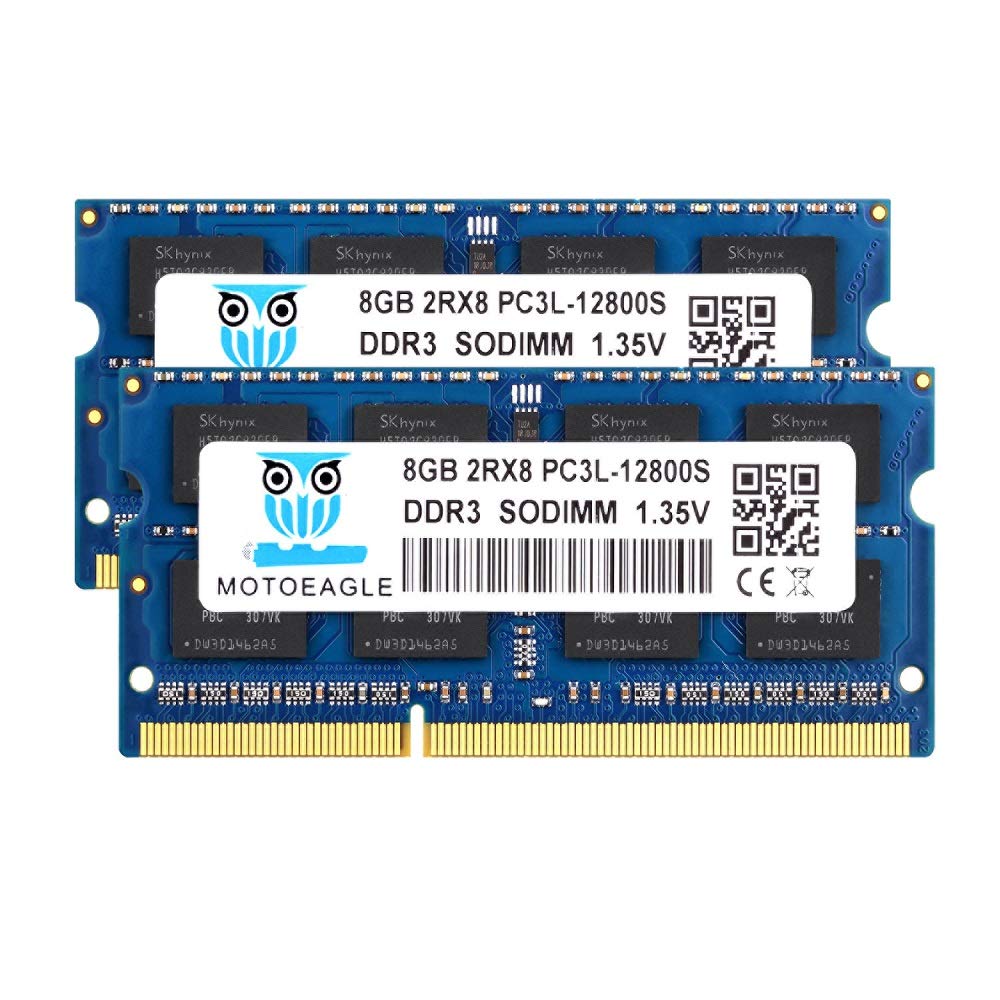 8Gb Ddr3L 1600 Sodimm 16Gb Kit (2X8Gb) Pc3L 12800S Ddr3 1600Mhz 2Rx8 1.35V Dual Rank Ram For Laptop