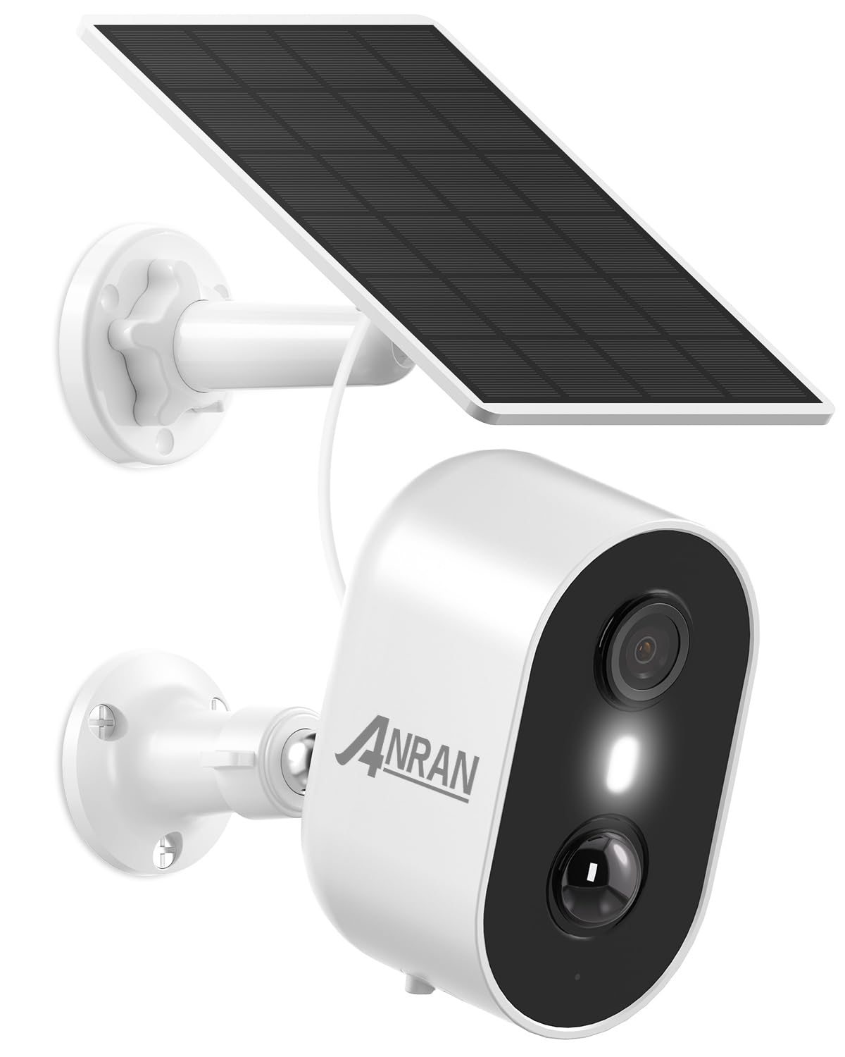 Anran 3Mp Solar Security Cameras Wireless Outdoor For Home Security, 2K Color Night Vision Wifi Surveillance Home Camera With So