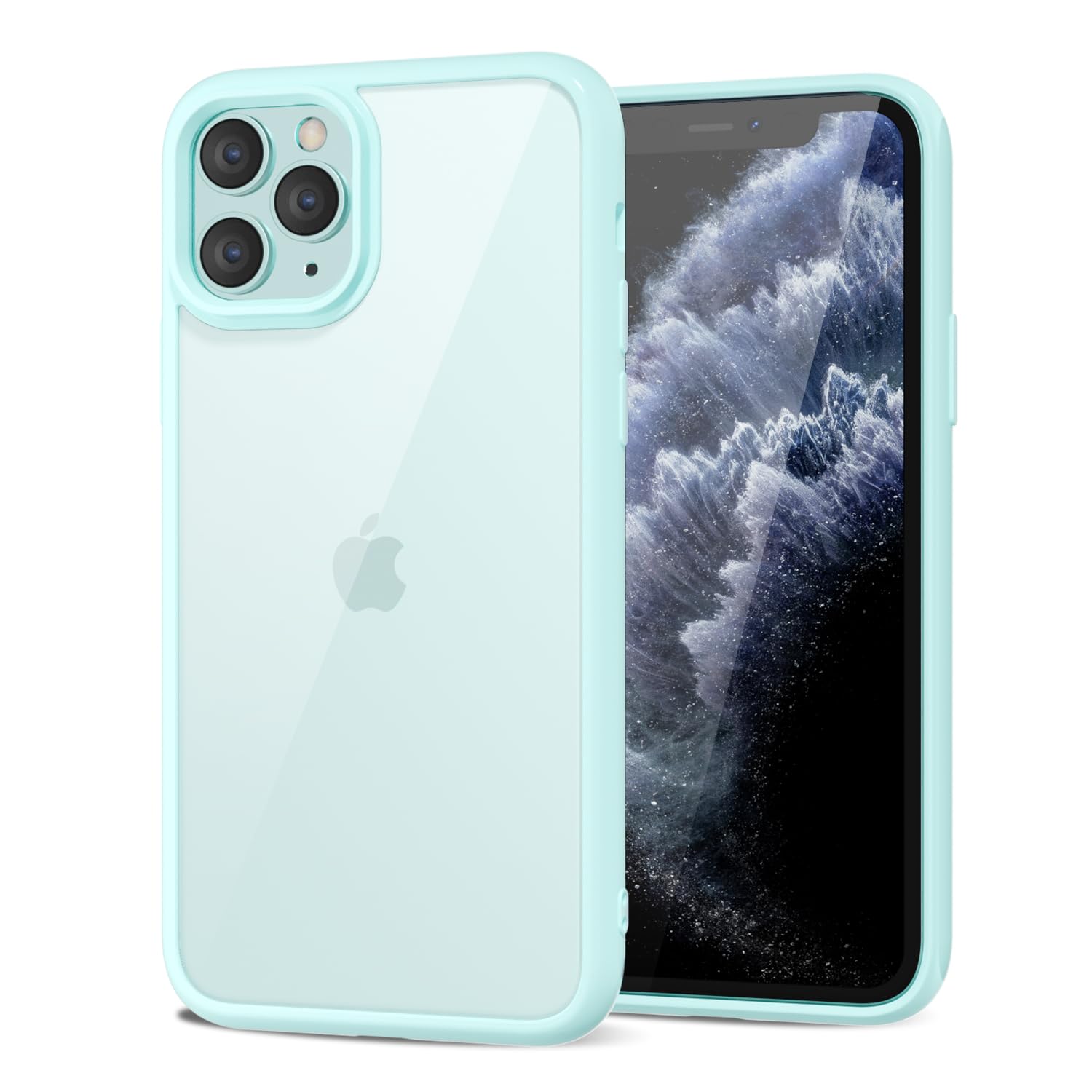 Loeoel For Iphone 11 Pro Case Clear, Transparent Hybrid 11 Pro Phone Case [Hard Plastic & Soft Silicone Bumper] Acrylic Non Yell