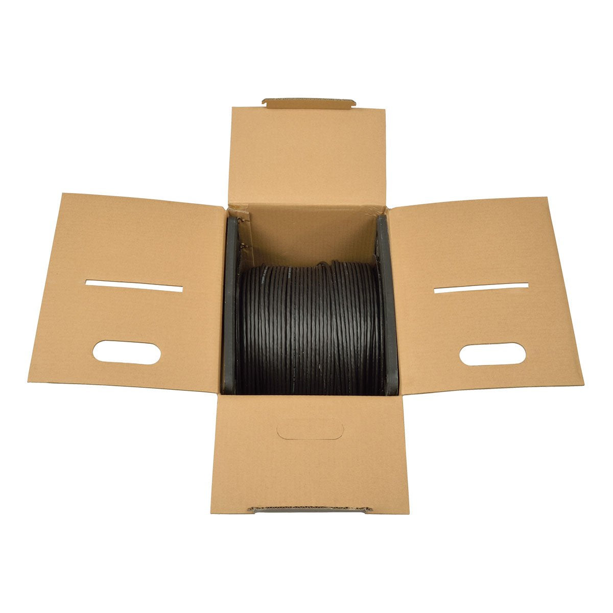 Tripp Lite Cat6 Bulk Solid Core Cable, Plenum Rated Pvc (Cmp), Gigabit, Black, 1000 (N224 01K Bk)