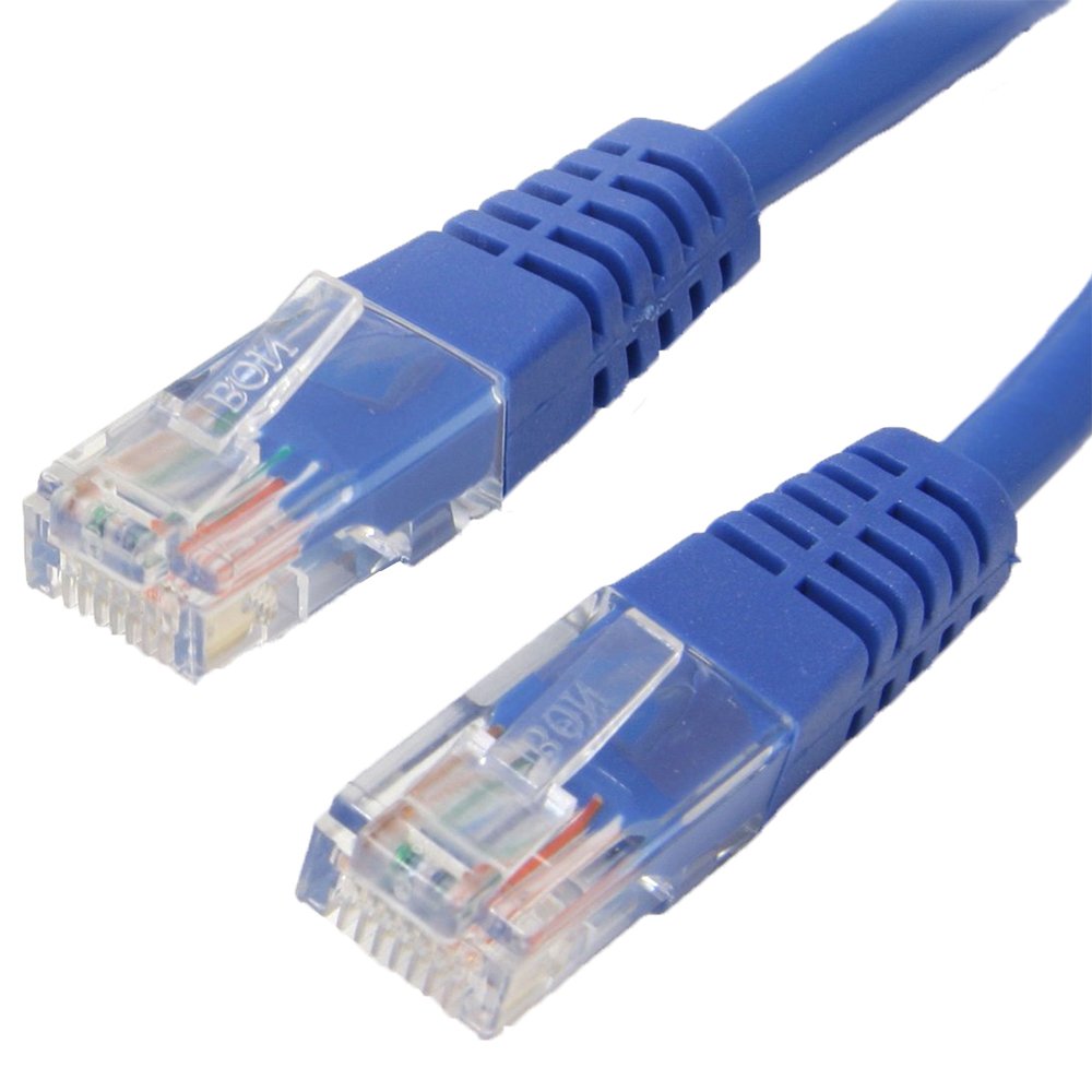 Tripp Lite Cat5E 350Mhz Molded Patch Cable (Rj45 M/M)   Blue, 7 Ft.(N002 007 Bl)