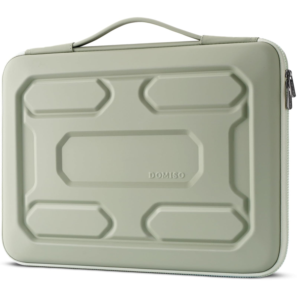 DOMISO 14 inch Laptop Sleeve with Handle Shockproof Computer Bag Waterproof EVA Protective Carrying Case for 14' ThinkPad E480/Yoga 920/13.5' Microsoft Surface Book/HP Pavilion 14 Stream 14,Mint Green