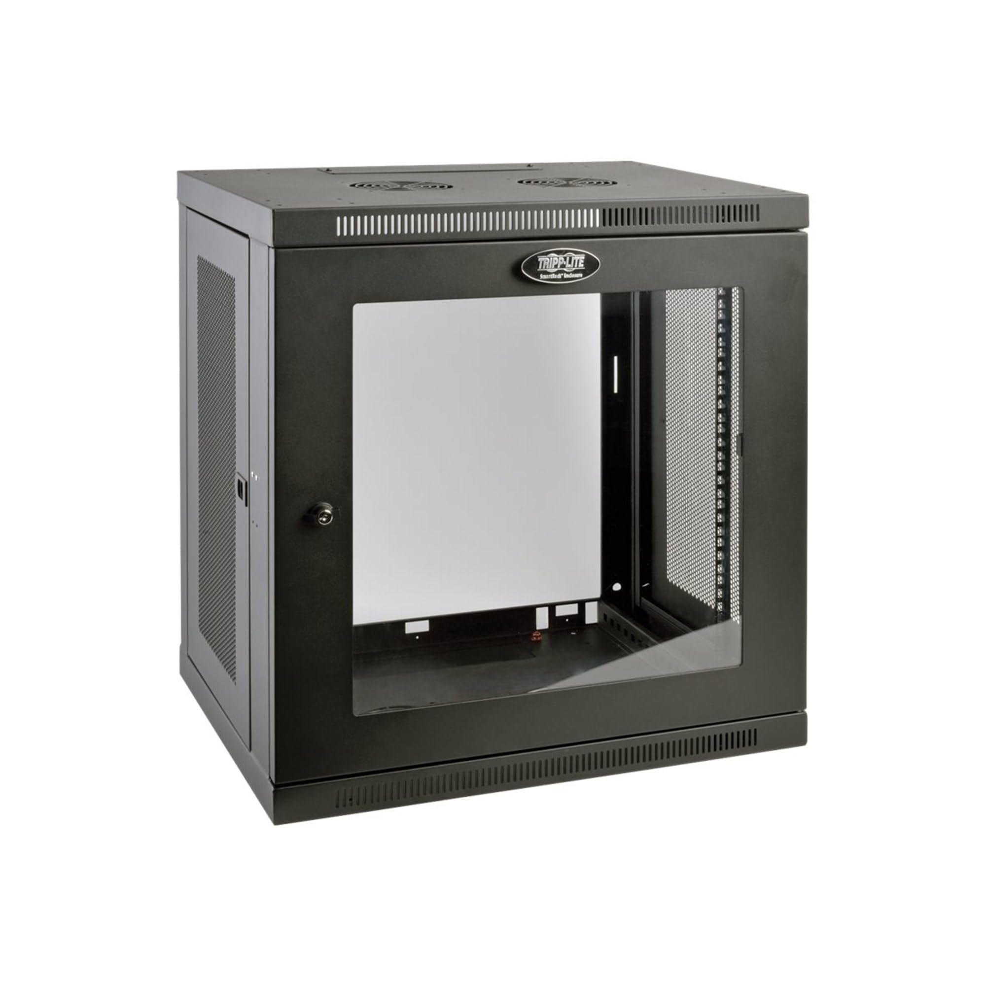 Tripp Lite 12U Wall Mount Rack Enclosure Server Cabinet with Acrylic Glass Window, 16.5 Deep, SwitchDepth (SRW12UG),Black