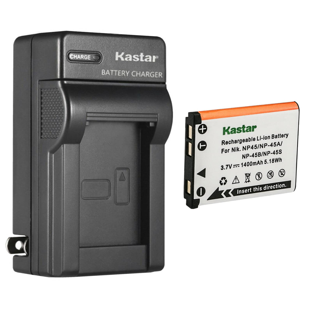 Kastar 1 Pack Battery And Ac Wall Charger Replacement For Fujifilm Finepix Xp120 Finepix Z10Fd Finepix Z20Fd Finepix Z30 Finepix