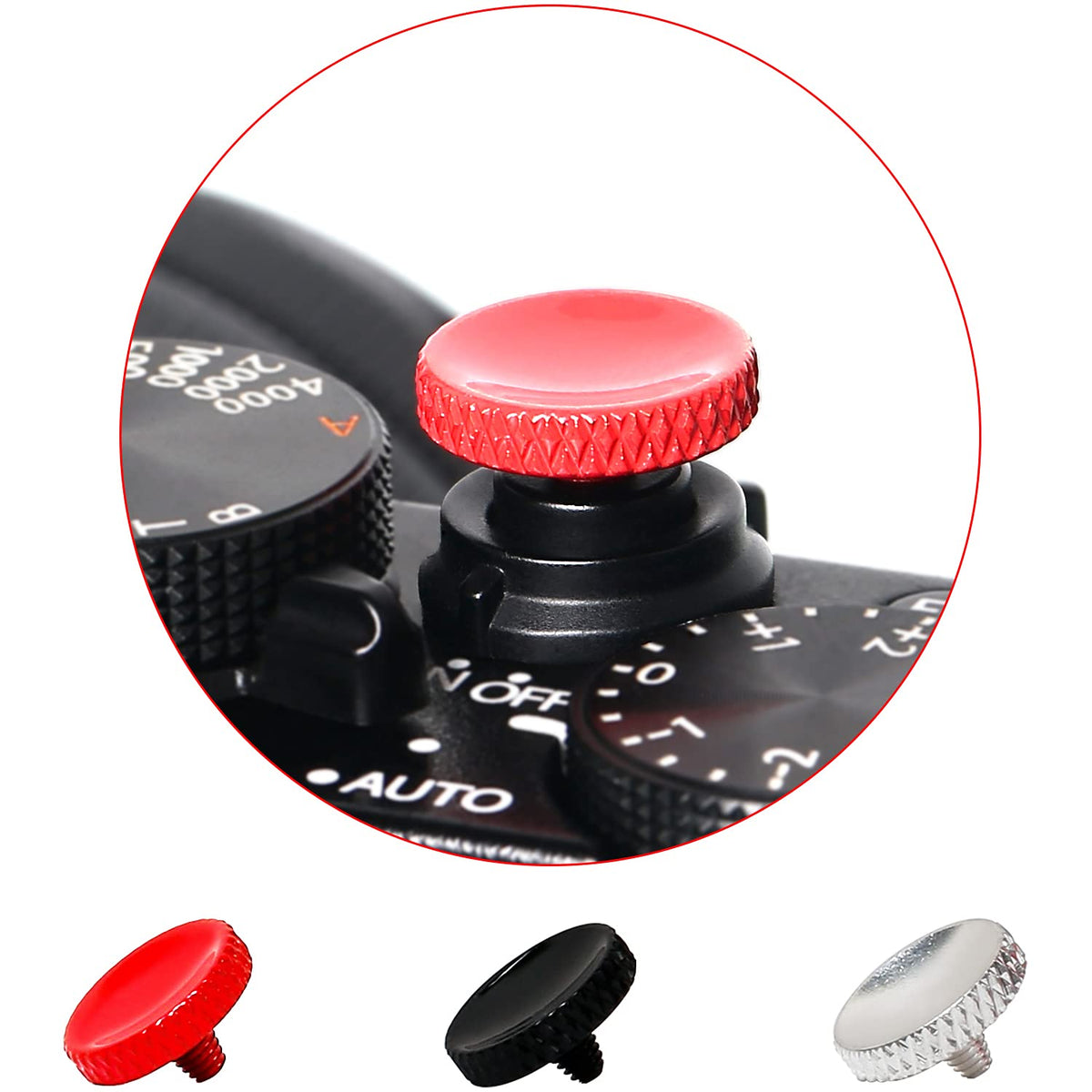 Camera Shutter Button, Upscale and Delicate Soft Shutter Release Button ...