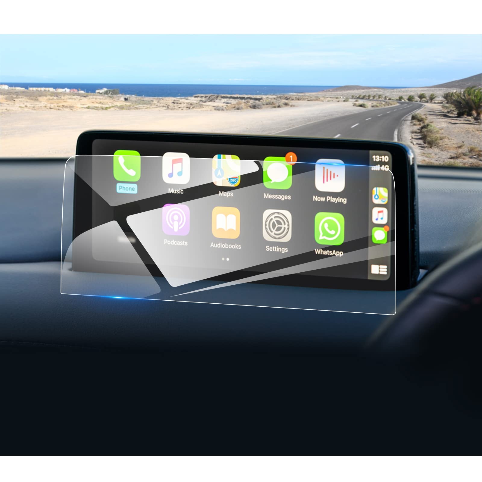 Coleya 2021 2024 Cx 5 Screen Protector For Mazda Cx 5 10.25 Inch Touch Screen, 9H Tempered Glass 2023 2024 Cx 5 2.5 S Carbon Edi