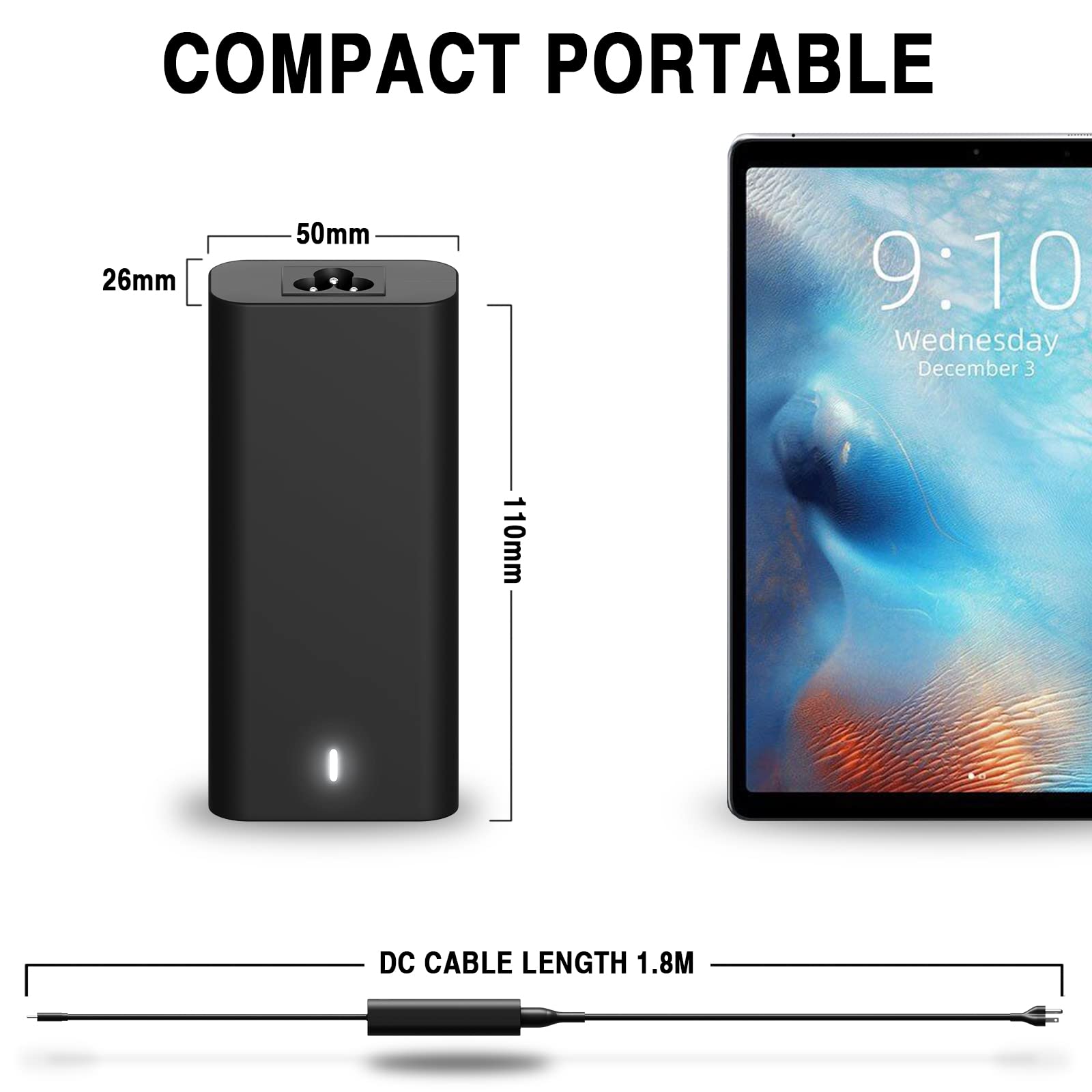 65W 45W Usb C Charger Replacement For Dell Latitude 5520 5420 5320 7420 7410 7430 7320 5430 5290 Chromebook 3100 5190 2In1 Xps 1
