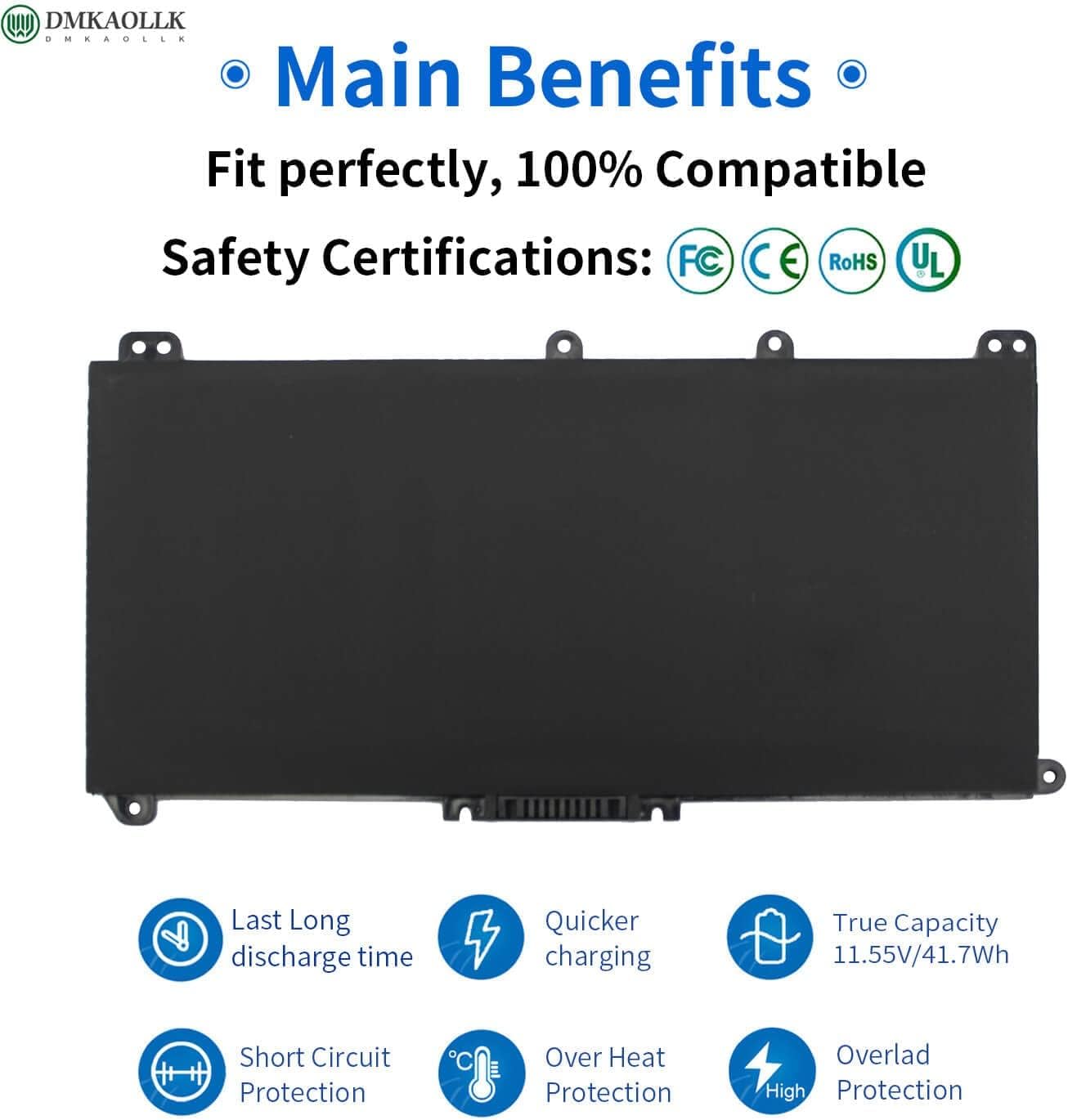 Ht03Xl L11119 855 Laptop Battery For Hp Pavilion 14 Ce 14 Cf 14 Df 15 Cs 15 Da 15 Db 15 Dw 17 By 17 Ca Series 15 Cs0053Cl 15 Dw0