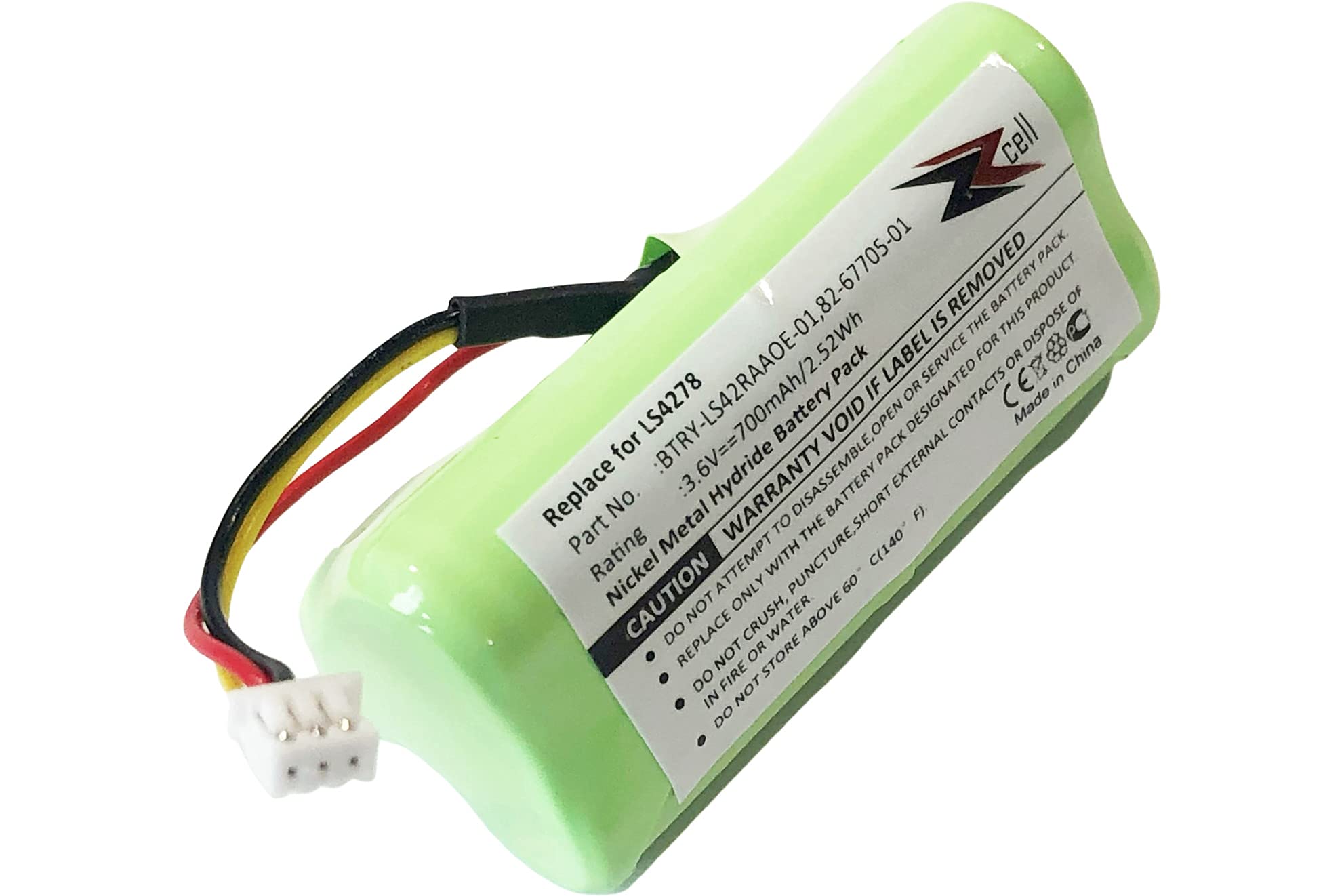 ZZcell Bar Code Scanner Replacement Battery for Motorola Symbol LS4278 / BTRY-LS42RAAOE-01