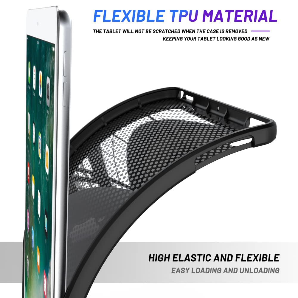 Wogroo Case For Ipad 7Th, 8Th & 9Th Gen 10.2'',Ipad Air 3 2019/ Ipad Pro 10.5 Inch Case, Thin And Soft Tablet Protective Cover F