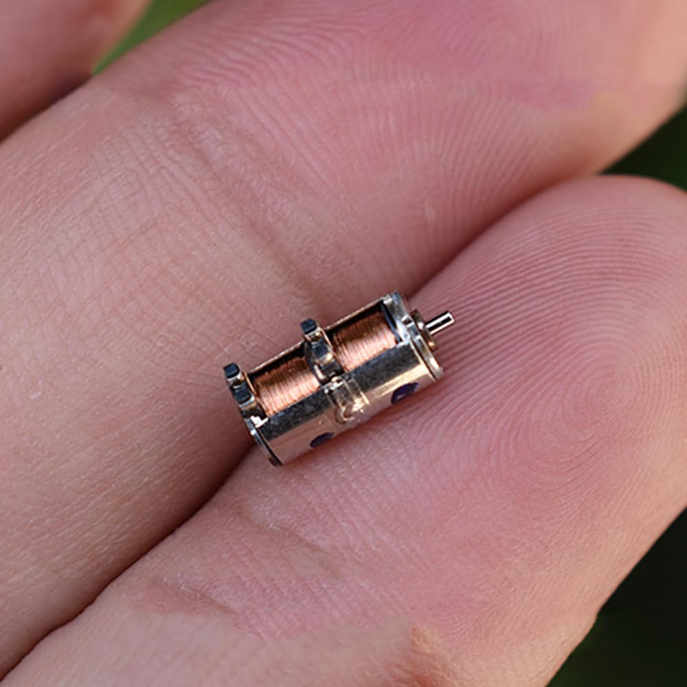 Acxico 10Pcs Dc 5V 2 Phase 4 Wire Micro Mini Ultra Tiny 4 Mm Precision Stepper Motor Diy