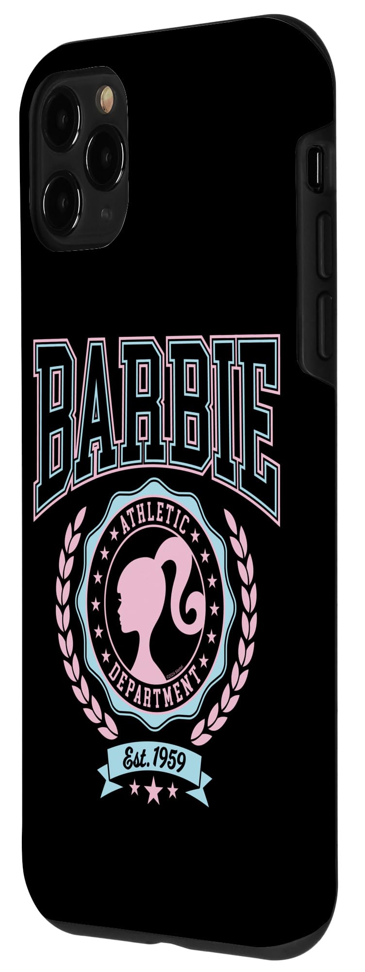 Iphone 11 Pro Barbie   Varsity Athletic Department Silhouette Logo Case