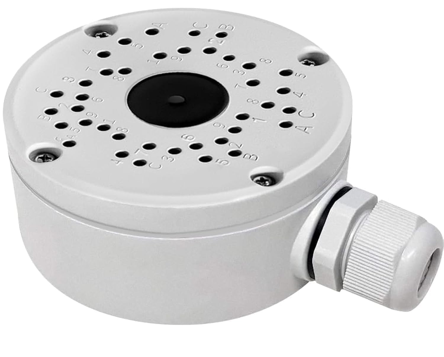 (New Upgrade) Security Camera Junction Box,Universal Ip Camera Mount,Security Camera Bracket Outdoor,Metal Aluminum Waterproof Security Camera Mount,Blink Camera Mount New Upgrade