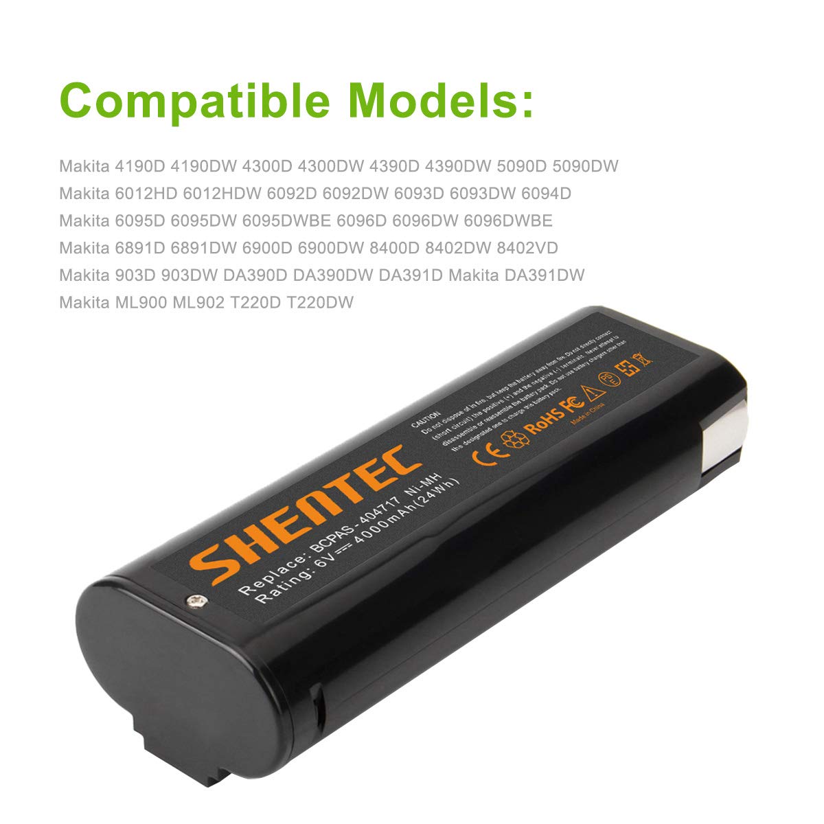 Shentec 2 Pack 4000Mah 6V Battery Compatible With Paslode 404717 B20544E Bcpas 404717 404400 900400 900420 900600 901000 902000