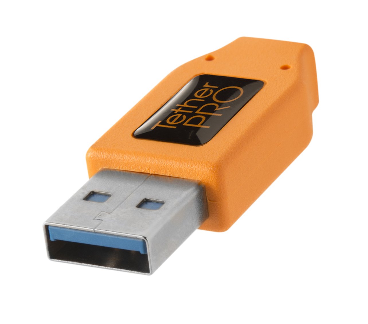 Tether Tools TetherPro USB 3.0 to USB C Cable | for Fast Transfer and Connection Between Camera and Computer | High Visibility Orange | 15 Feet (4.6 m)