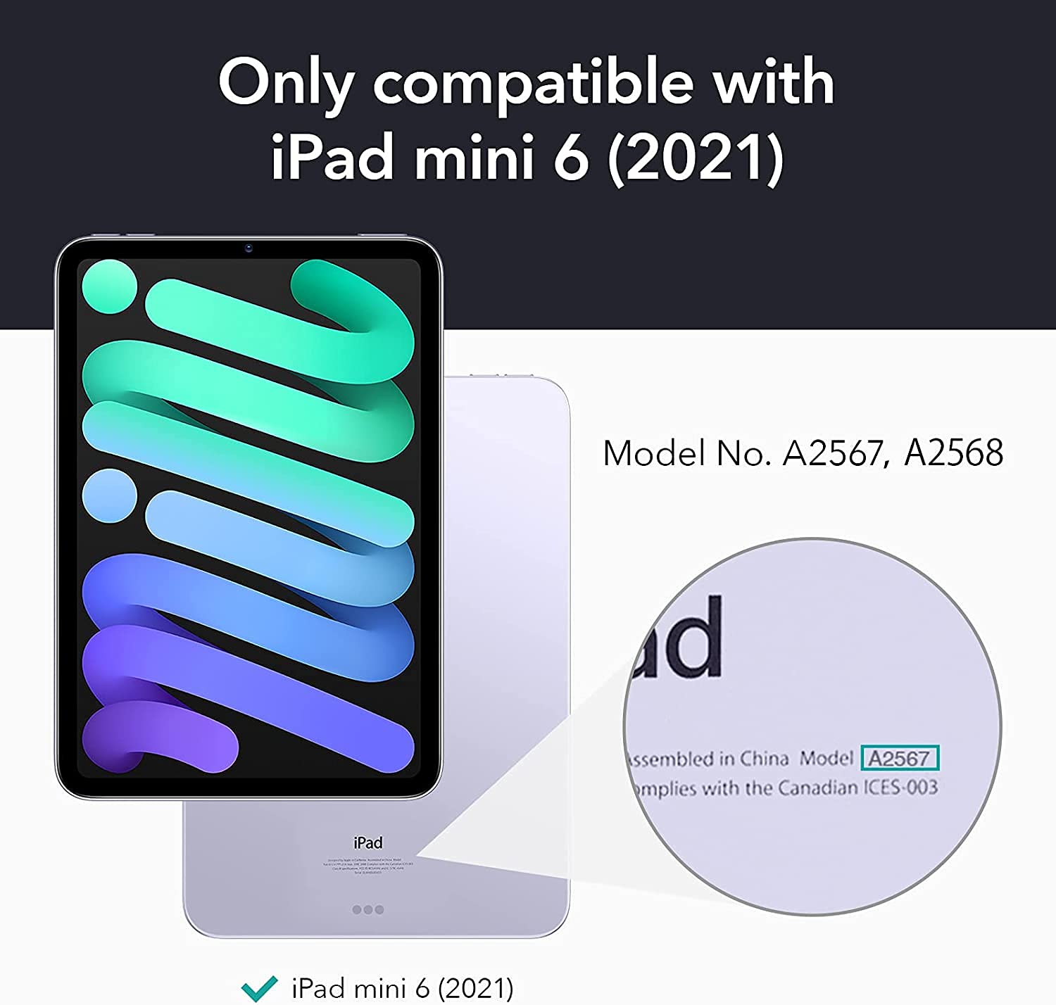 Ltrop Kids Case For 2024 Ipad Mini 7 & 2021 Ipad Mini 6, Shockproof Handle Stand Shoulder Strap Kids Bumper Case For Ipad Mini T