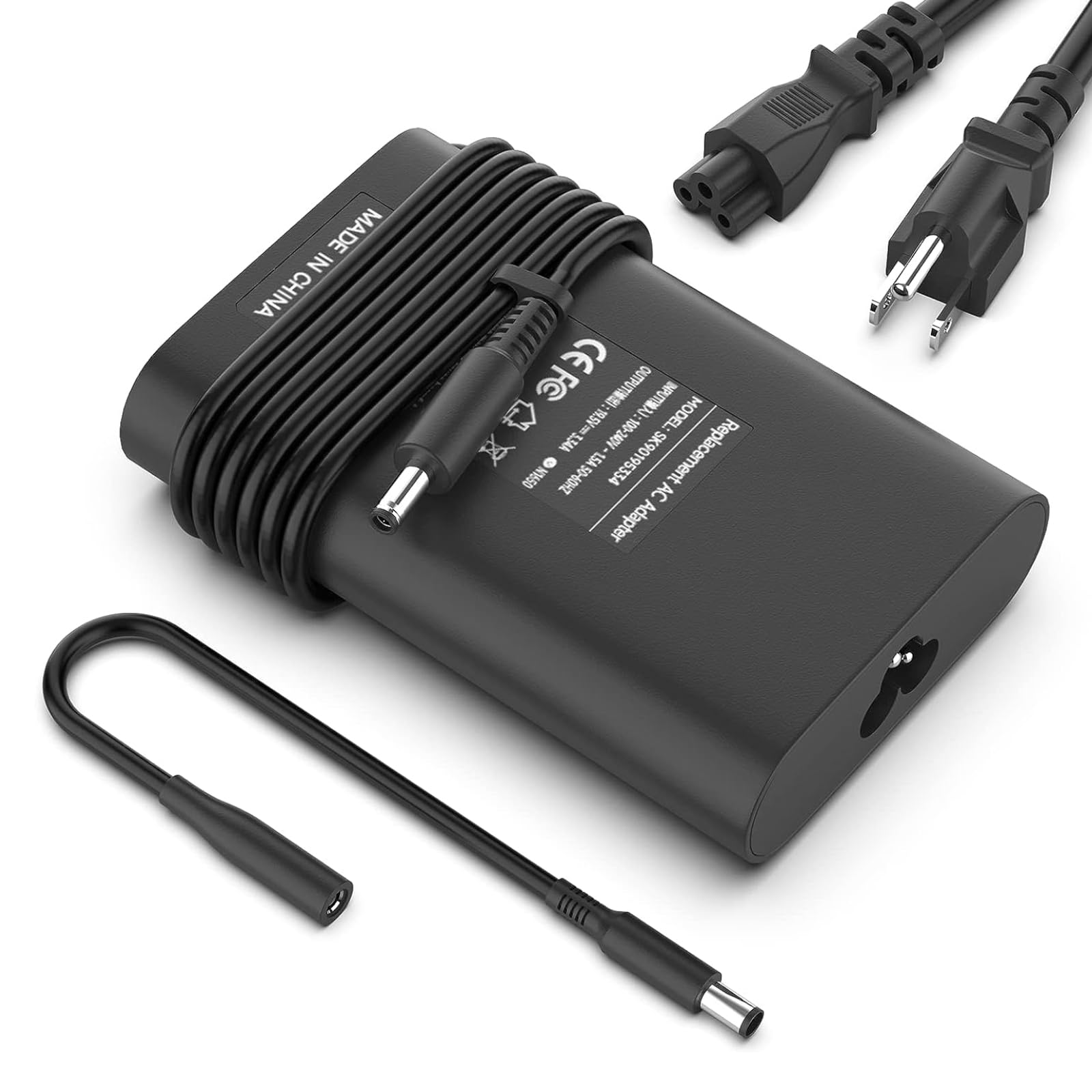 Dell 65W Ac Charger For Dell Inspiron 15 3000 15 5000 15 7000 17 7000 17 5000 17 3000 2 In 1 Series 3501 3511 3583 3593 7573 5758 5755 5558 Ha65Ns5 00 Xps 9350 9360 La65Ns2 01 Charger Laptop Power