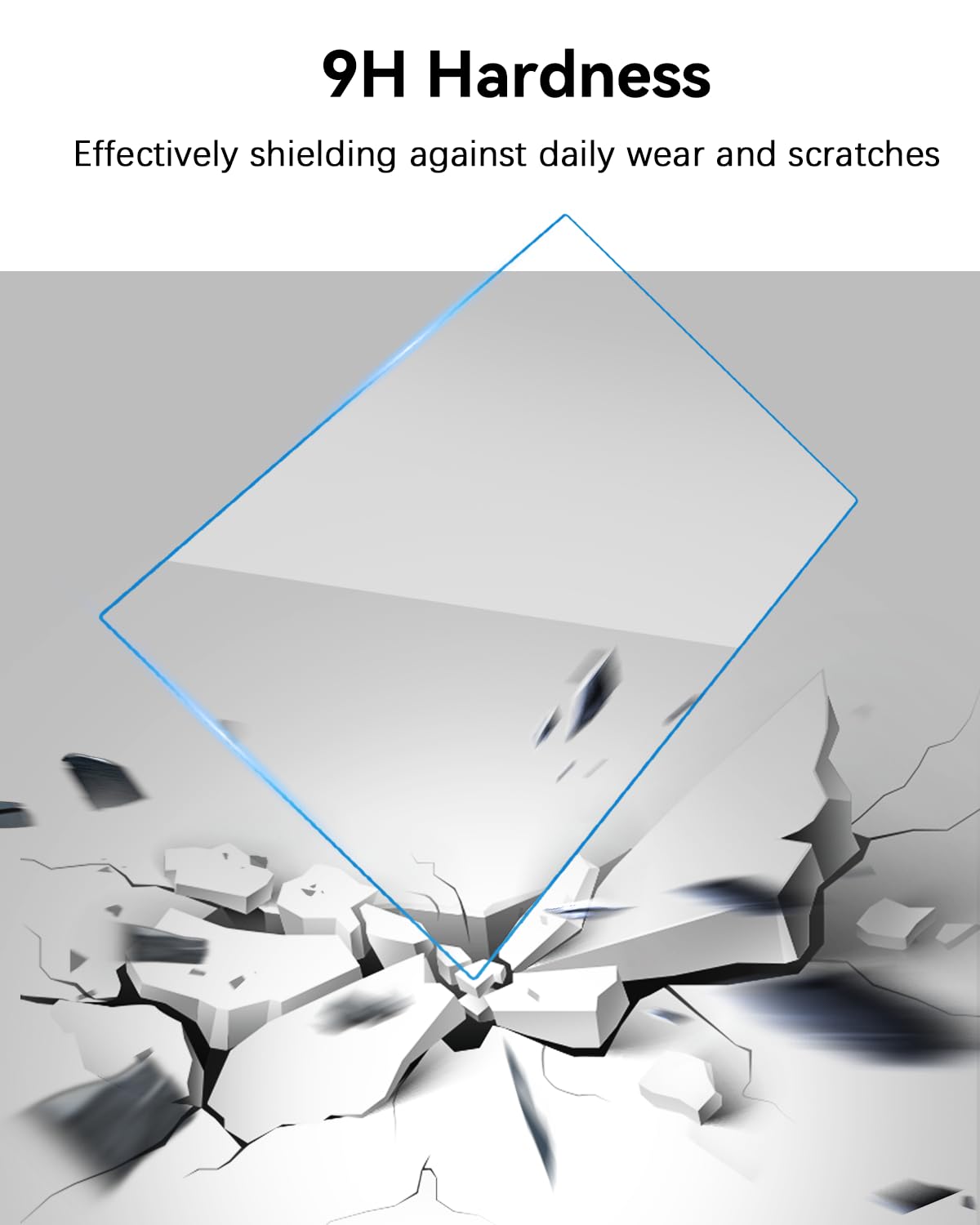 Sumk For Tesla Model Y Screen Protector Accessories 2024, 15 Inches Glossy Tempered Glass Touch Screen Protector For Tesla Model