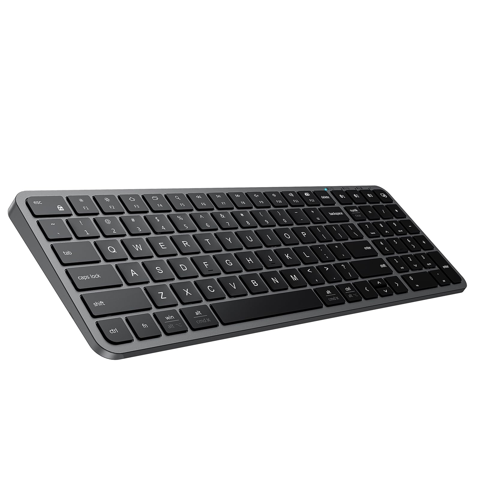 Iclever Bk20 Bluetooth Keyboard, Wireless Keyboard With Numeric Keypad, Multi Device Rechargeable And Stable Connection Compact 