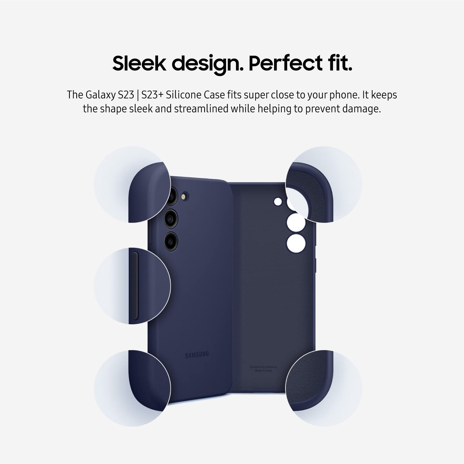 Samsung Galaxy S23+ Plus Silicone Phone Case, Protective Cover W/ Color Variety, Smooth Grip, Soft And Sleek Design, Us Version,