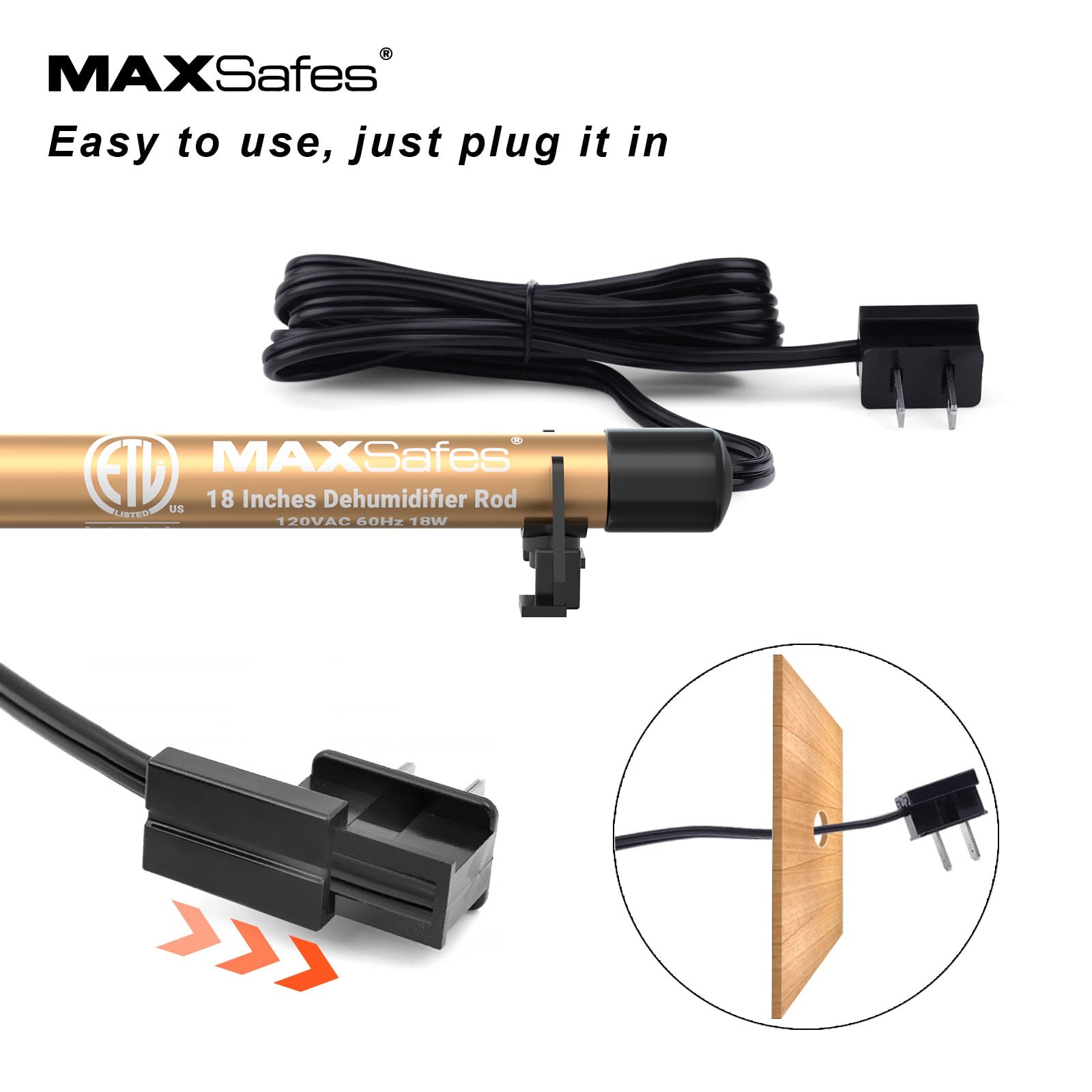 Maxsafes Dehumidifier Rod/High Power (18In)