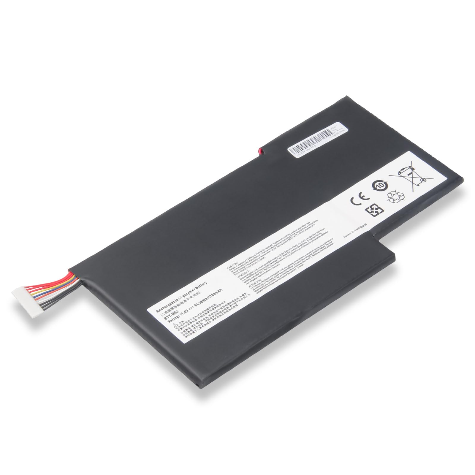 A Amanda Bty M6J Battery 11.4V 64.98Wh Replacement For Msi Gs63 Gs63Vr Gs73 Gs73Vr 6Rf Stealth Pro 6Rf 001Us Bp 16K1 31 Bty U6J