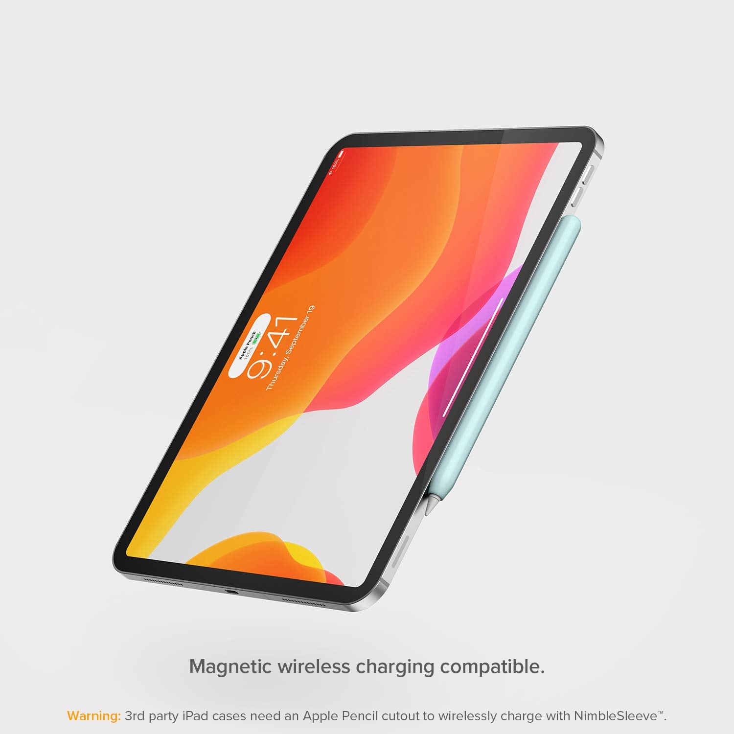 Uppercase Designs Nimblesleeve Premium Silicone Case Holder Protective Cover Sleeve Compatible With Ipad Apple Pencil Pro And 2N