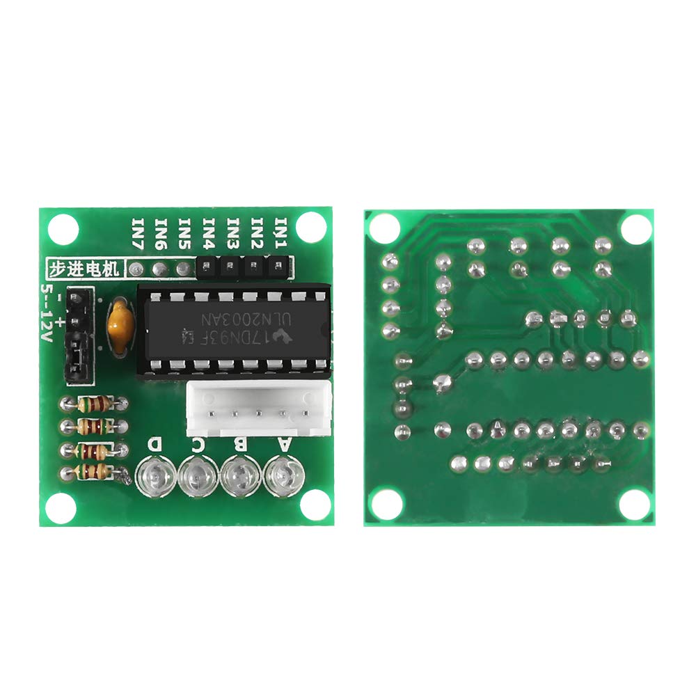 Dorhea 5Pcs 28Byj 48 Uln2003 5V Stepper Motor + Uln2003 Driver Board + 20 Pcs Male To Female Jumper Wire Cable