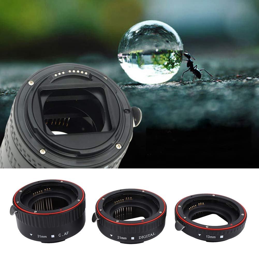 Dauerhaft Auto Focusing Lens Adapter, Macro Extension Tube, Lightweight Sturdy Durable Camera Accessory, For Eos Ef Moun And Pho