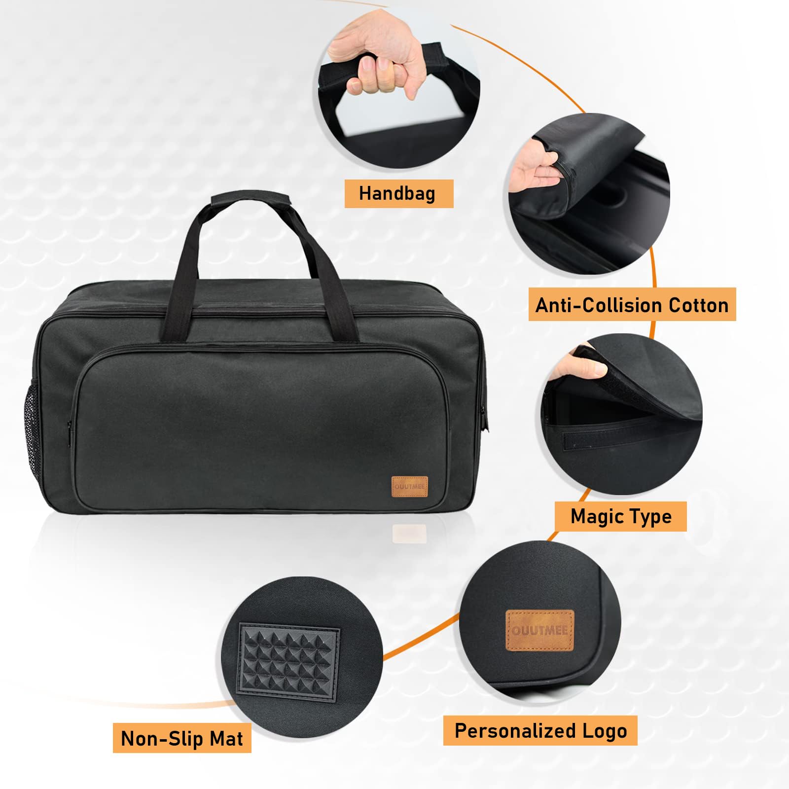 Ouutmee 28.3    13.8    15.1   Speaker Tote Bag Compatible With Jbl Party Box 310/320 Multifunctional Storage Case