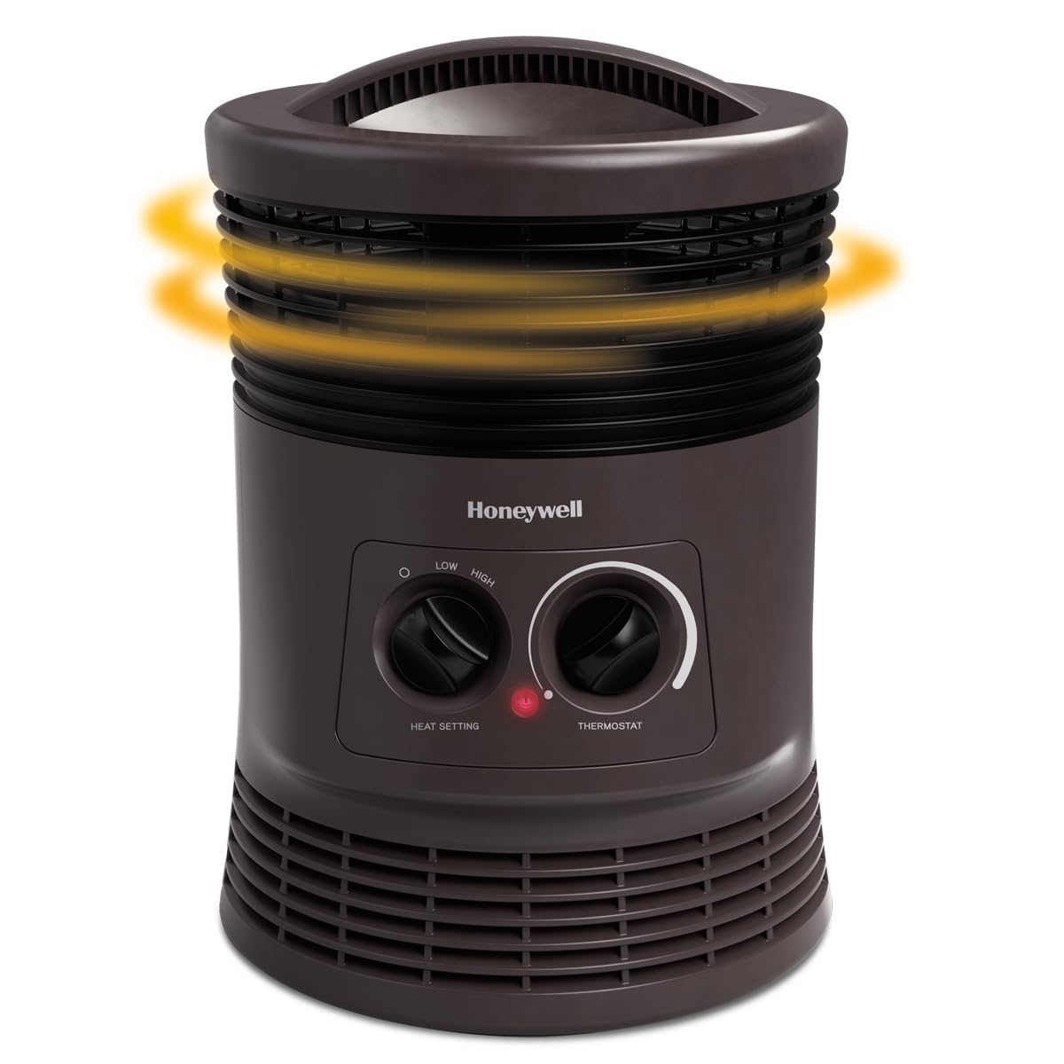 Honeywell Hhf360V 360 Degree Surround Fan Forced Heater With Surround Heat Output Charcoal Grey Energy Efficient Portable Heater