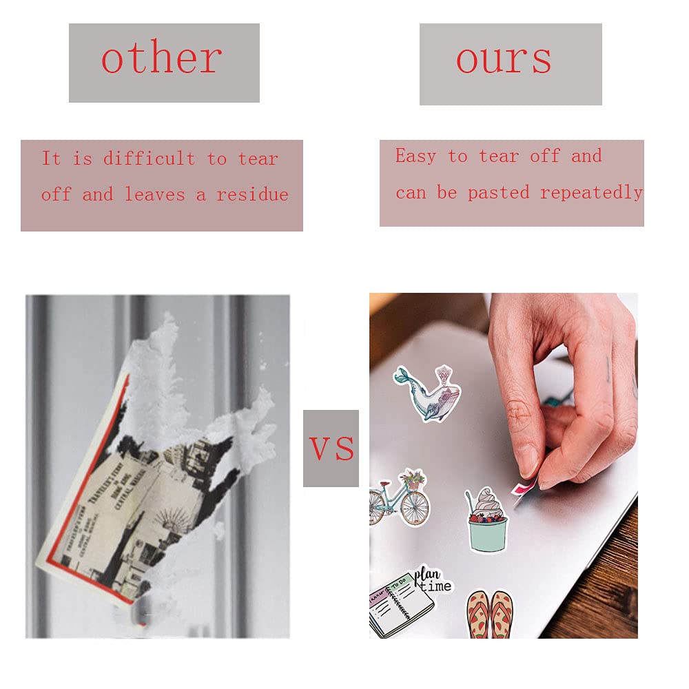 50 Pack Travel Around The World Stickers Vinyl Laptop Stickers,Waterproof Travel Map Stickers For Water Bottles, Graffiti Sticke