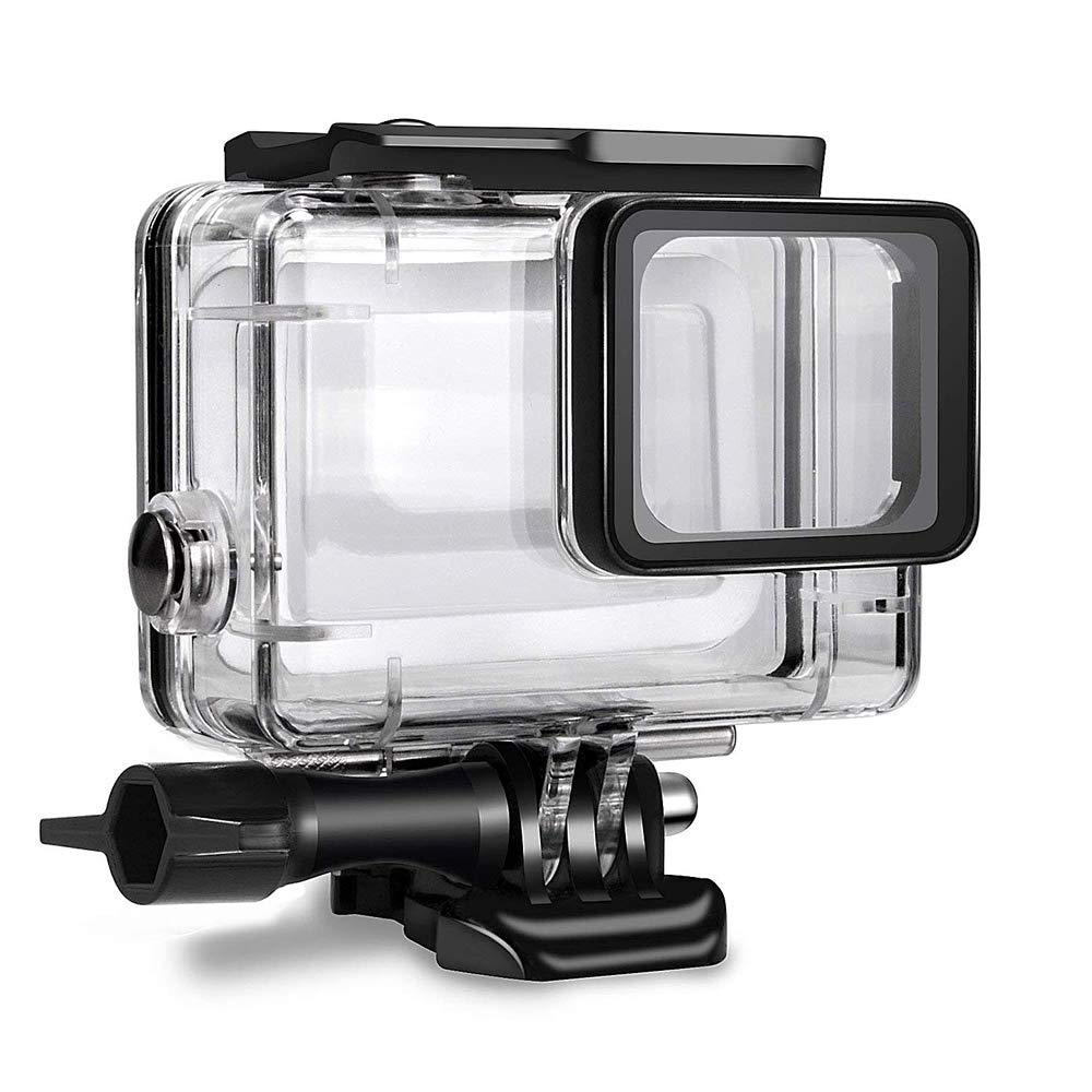 Okfun 60M/196Ft Waterproof Housing Case For Go Pro Hero 7/6/5 Black(2018), Waterproof Case Diving Protective Housing Shell With