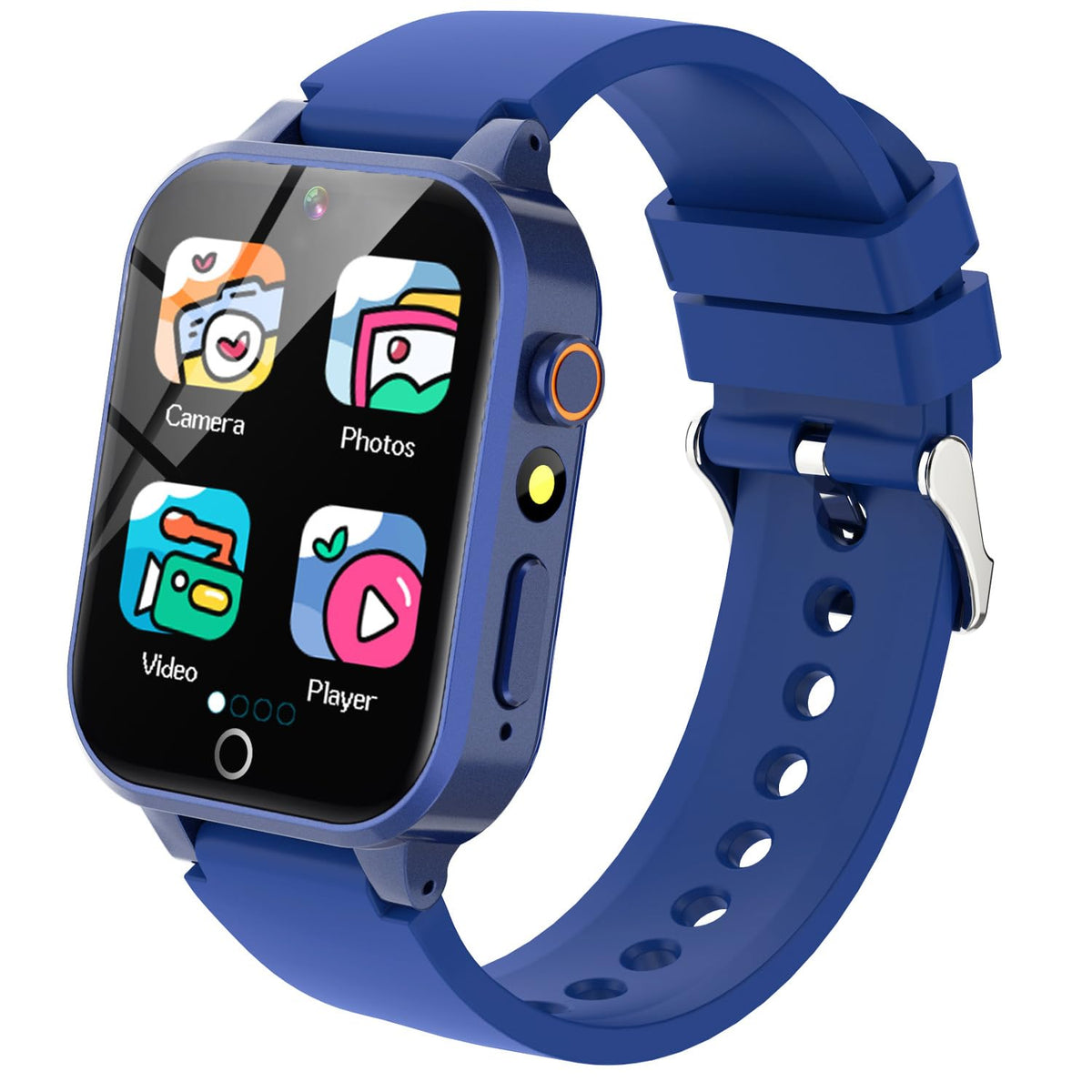 Wiszodet Smart Watch For Kids, Birthday Gift For Kids Age 4-12 Kids Smart Watch Boys With 26 Puzzle Games Hd Camera Video Alarm 