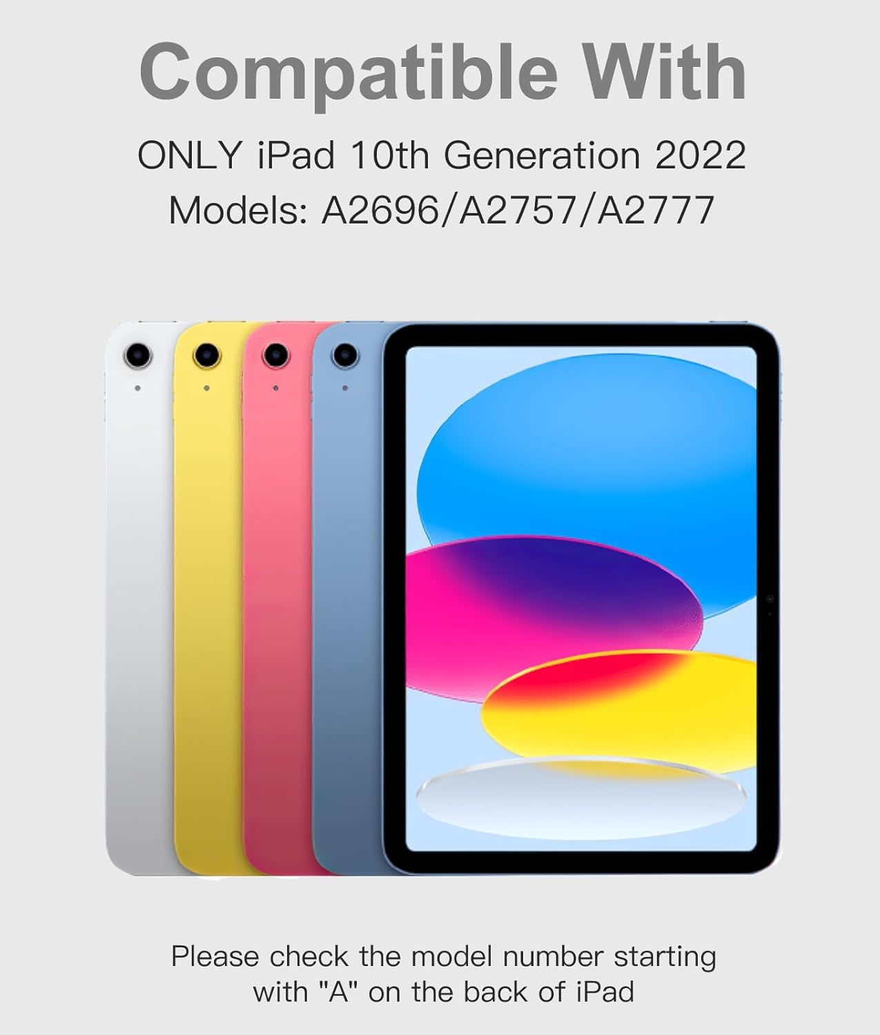 Ambison Case For Ipad (A16) 11Th/10Th Generation (2025/2022) 11''/10.9'' For Kids Girls With 9H Tempered Glass Screen Protector, Heavy Duty Protective With Butterfly Stand, Carrying Strap Multicolor