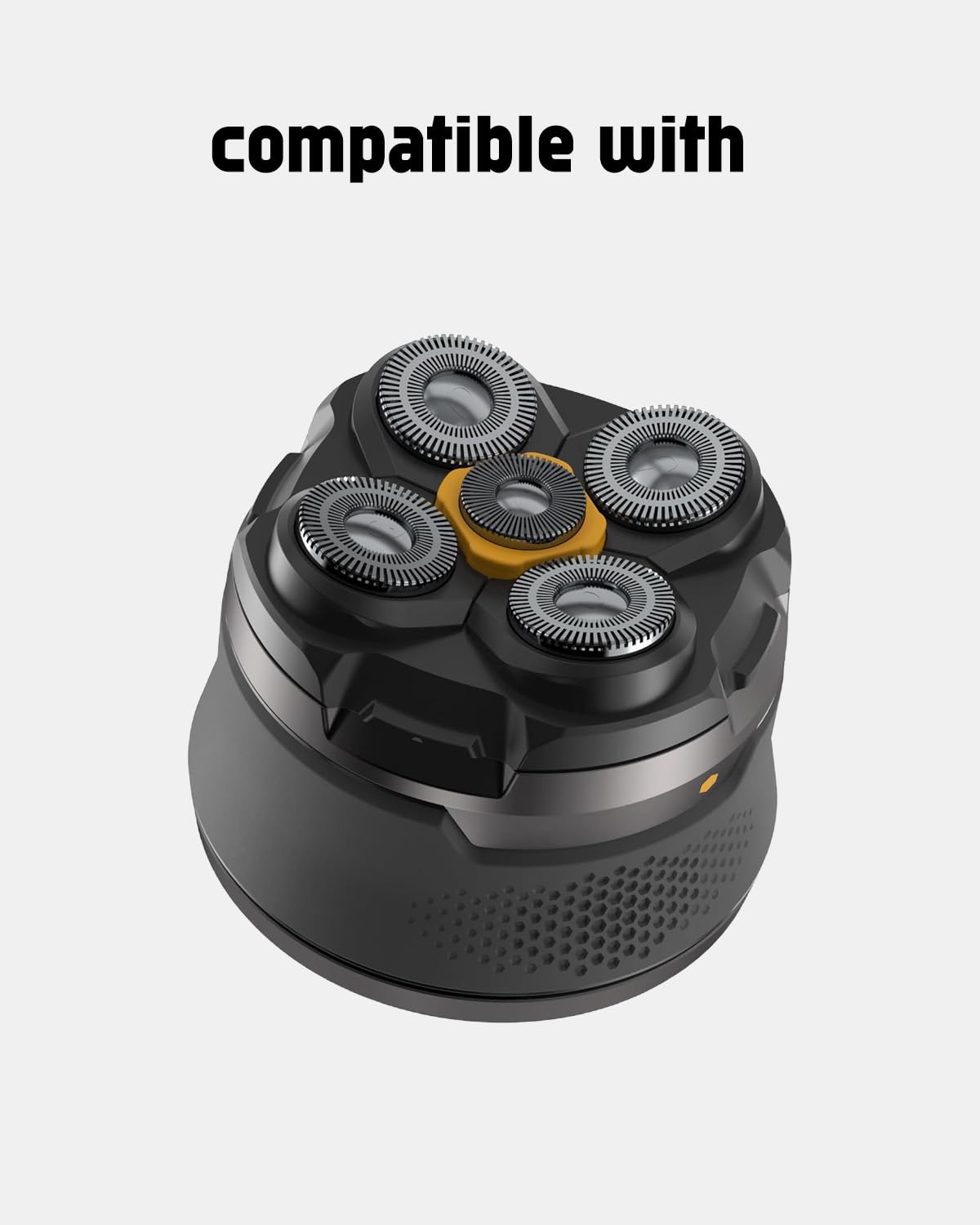 2Pcs Head Shaver Replacement Heads For Microtouch Titanium Head Shaver Mtttbhs, 2 Cleaning Brush