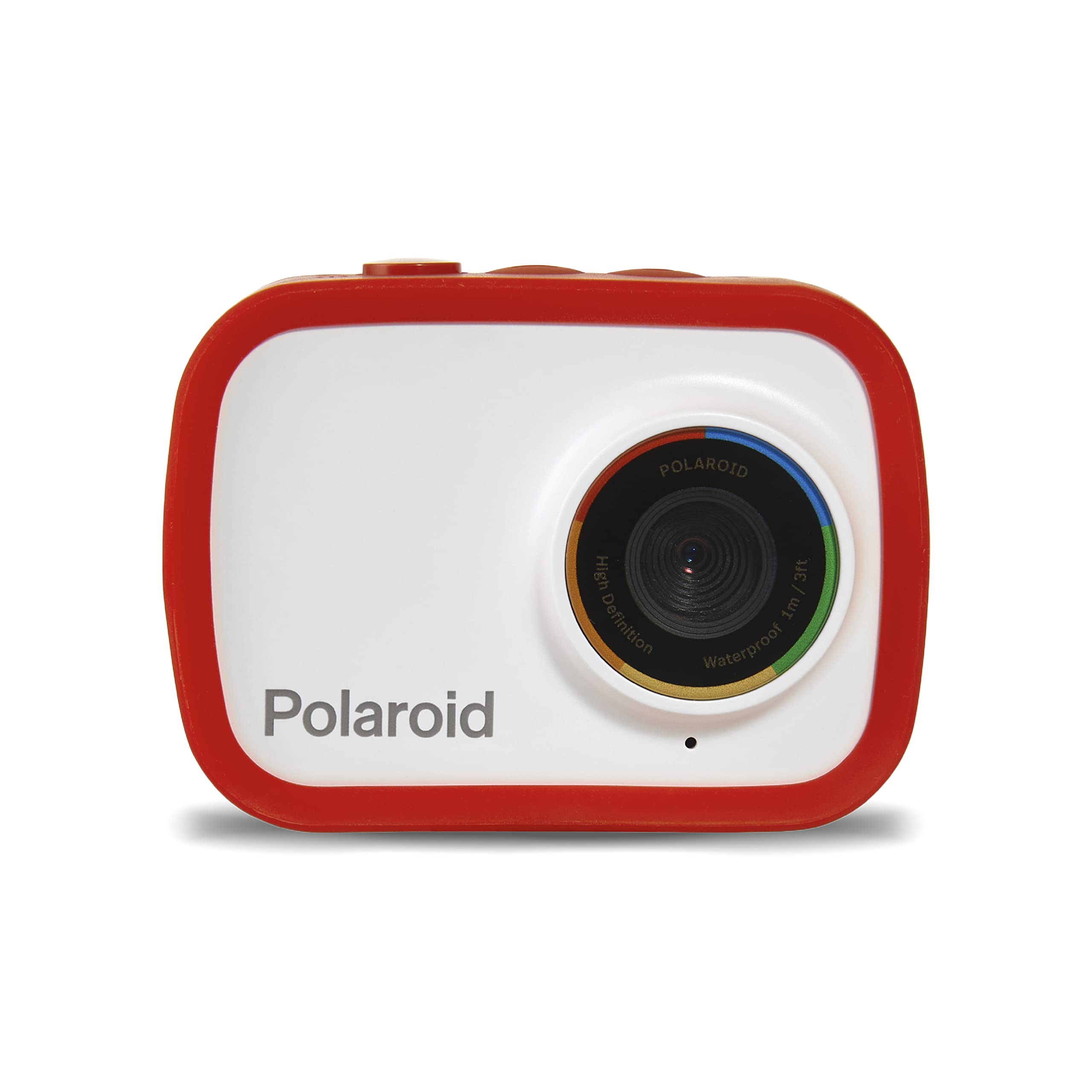 Polaroid Sport Action Camera 720P 12.1Mp, Waterproof Camcorder Video Camera With Built In Rechargeable Battery And Mounting Acce