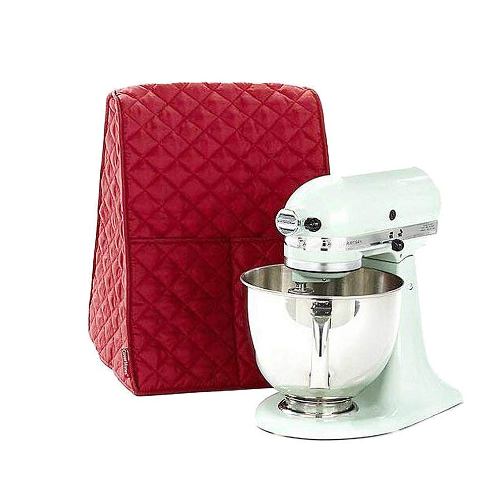 Stand Mixer Dust Proof Cover With Organizer Bag For Kitchenaid Mixer To Keep Clean And Safe(Red)