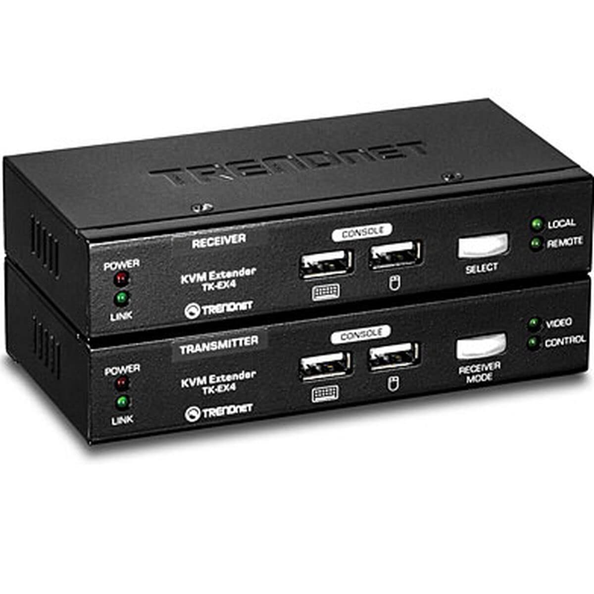 Trendnet Kvm Extension Kit, Extend Keyboard/Video/Mouse Controls, Up To 100 Meters (328 Ft.), Hot Keys, Transmitter, Receiver, P