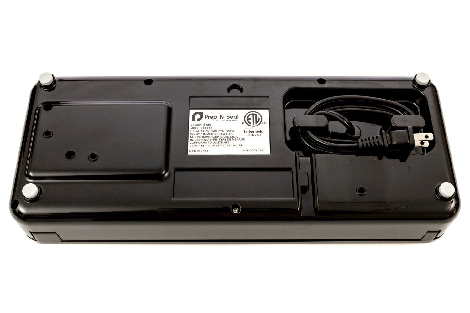 Prep N Seal Food Vacuum Sealer Machine With Heat Seal Rolls, Home Kit, Automatic, Compact, Kitchen Friendly, Easy To Operate, St