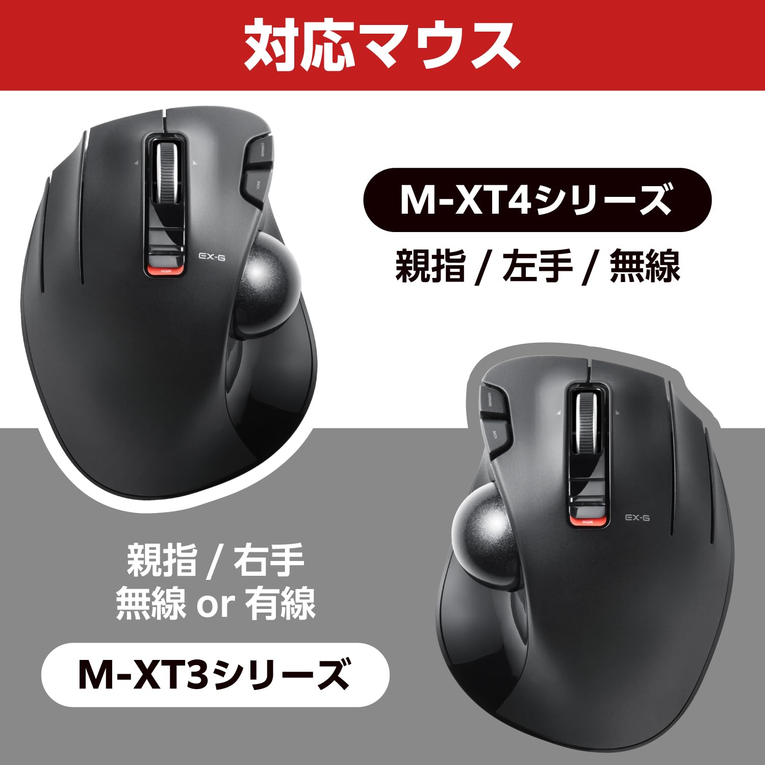 Elecom Trackball Replacement For 34Mm/1.34', Trackball Mouse, Ex G, Deft, Bitra, Huge, Relacon, Red Ball (M B1Rd)