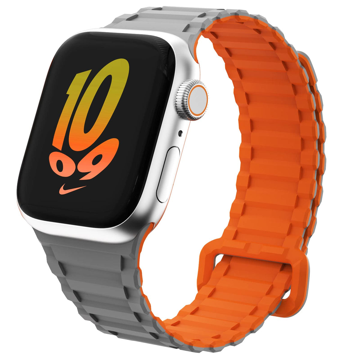 Wingle For Apple Watch Band 41Mm 40Mm 38Mm Series 8 Series 7 Se Women, Strong Magnetic Bands Bracelet Adjustable Silicone Sport